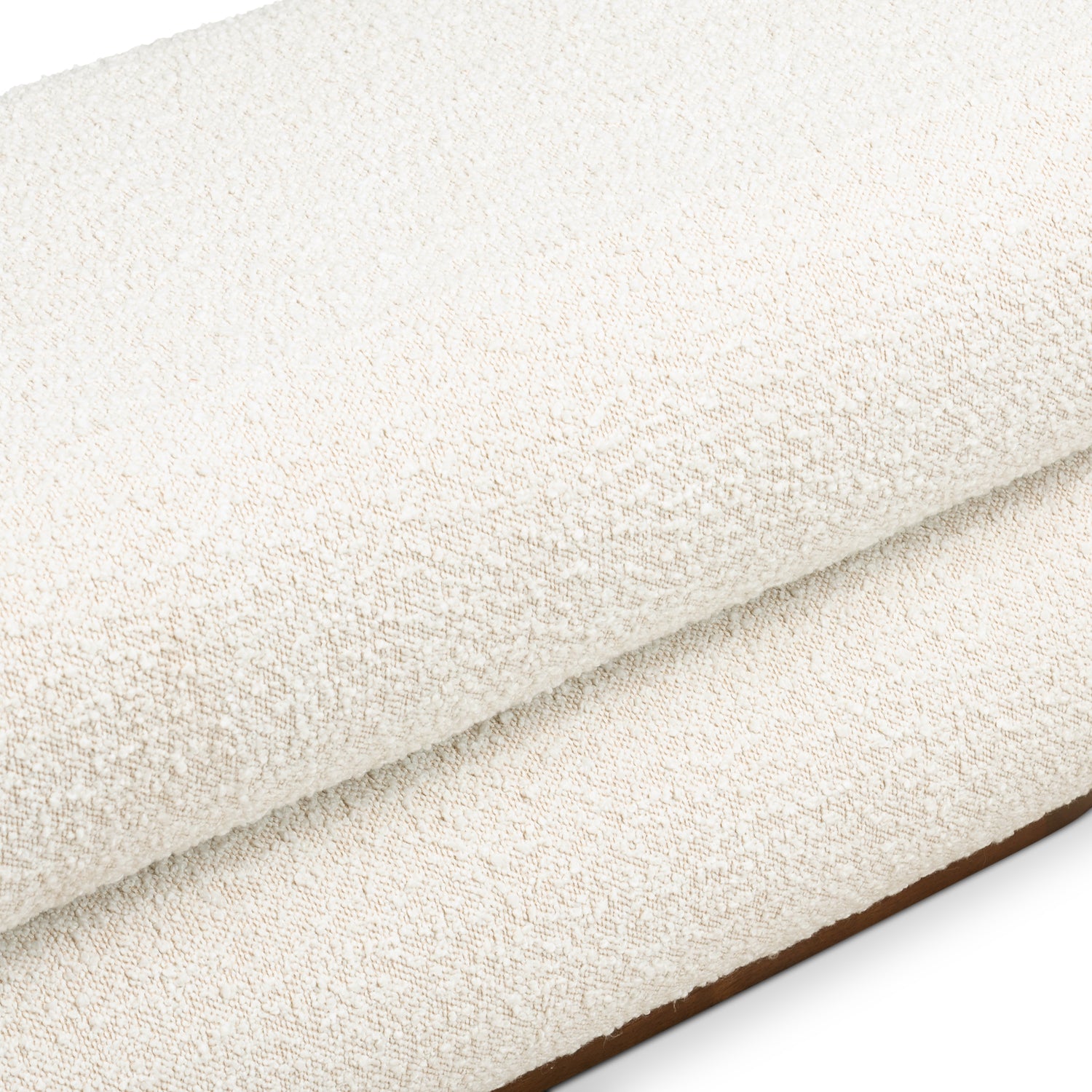Varde Bench | Froth White Boucle 