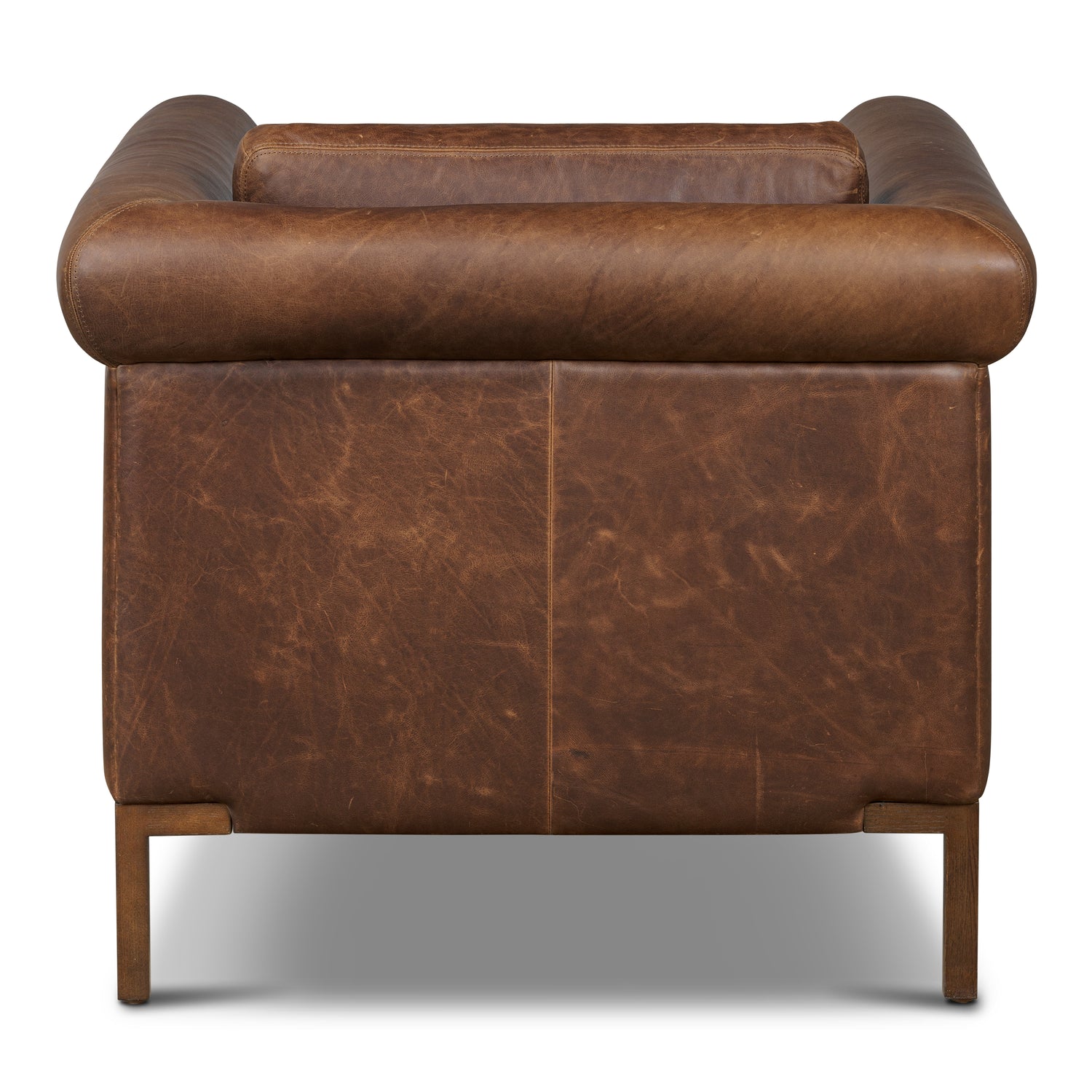 Bruges Leather Lounge Chair | Chocolate Brown 