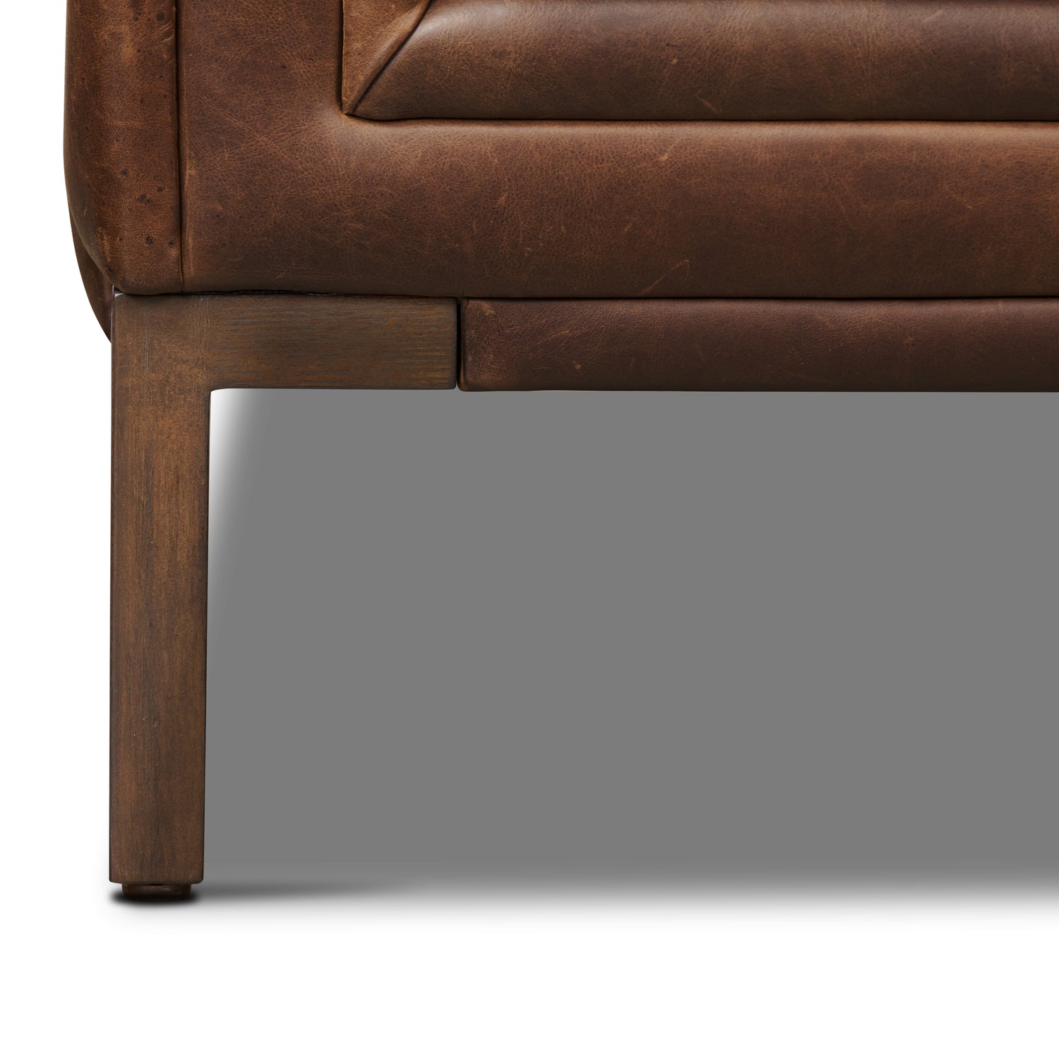 Bruges Leather Lounge Chair | Chocolate Brown 