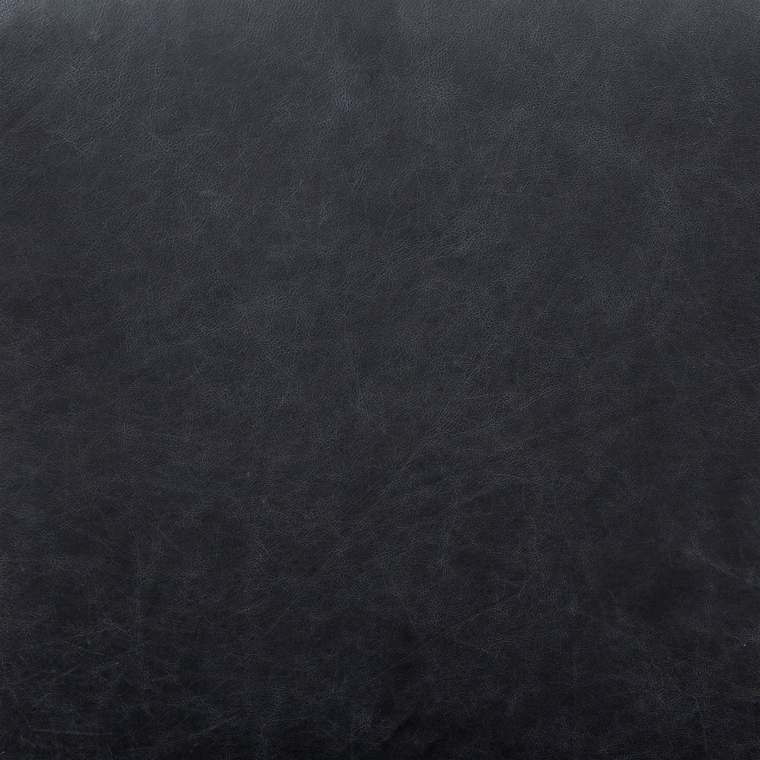 Skive Leather Lounge Chair | Onyx Black 