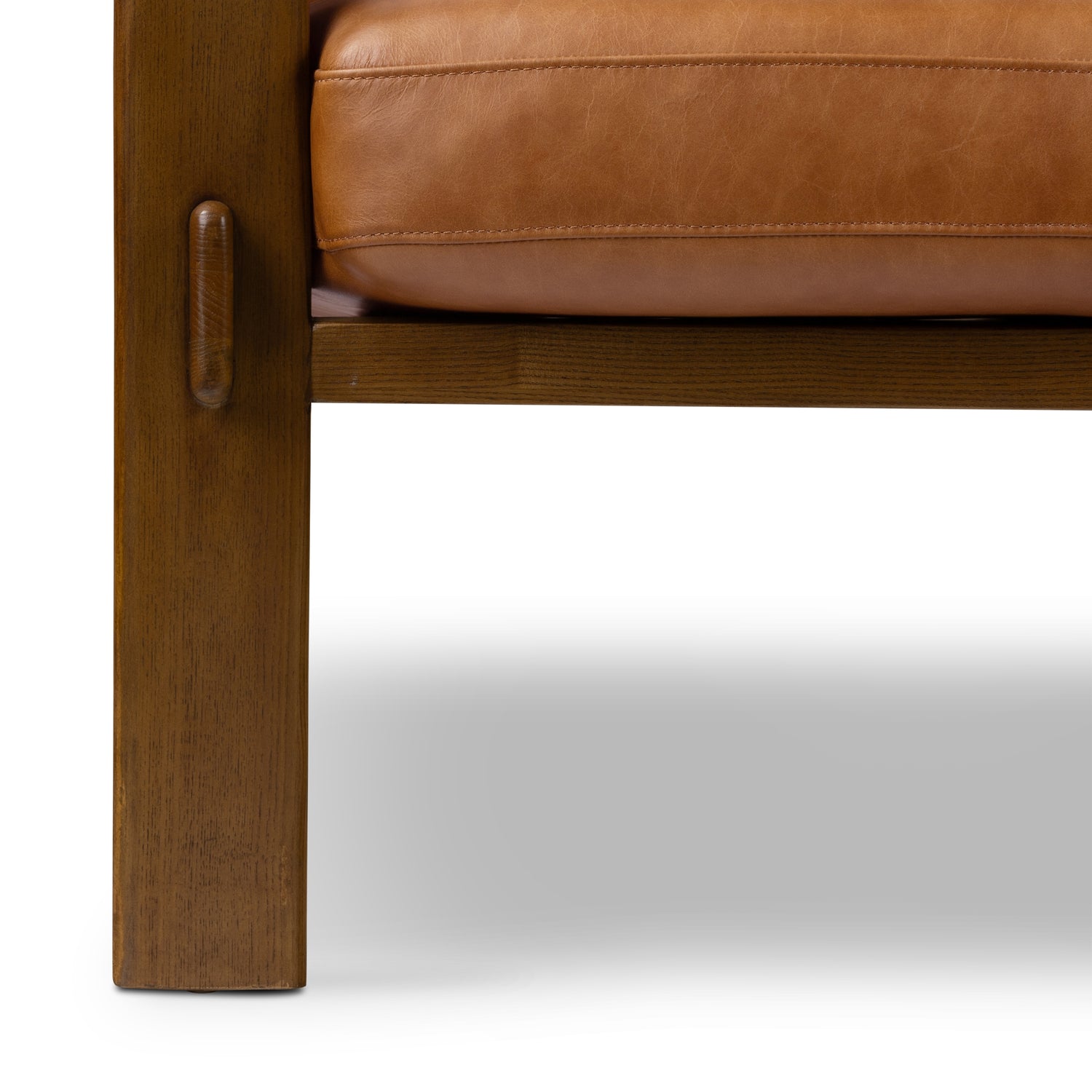 Skive Leather Lounge Chair | Cognac Tan 