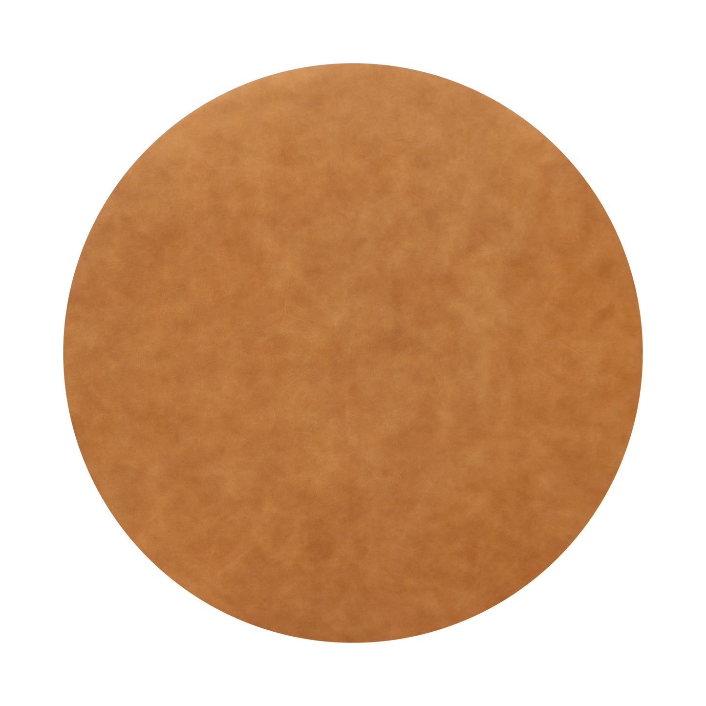 Herve Leather Storage Ottoman | Cognac Tan
