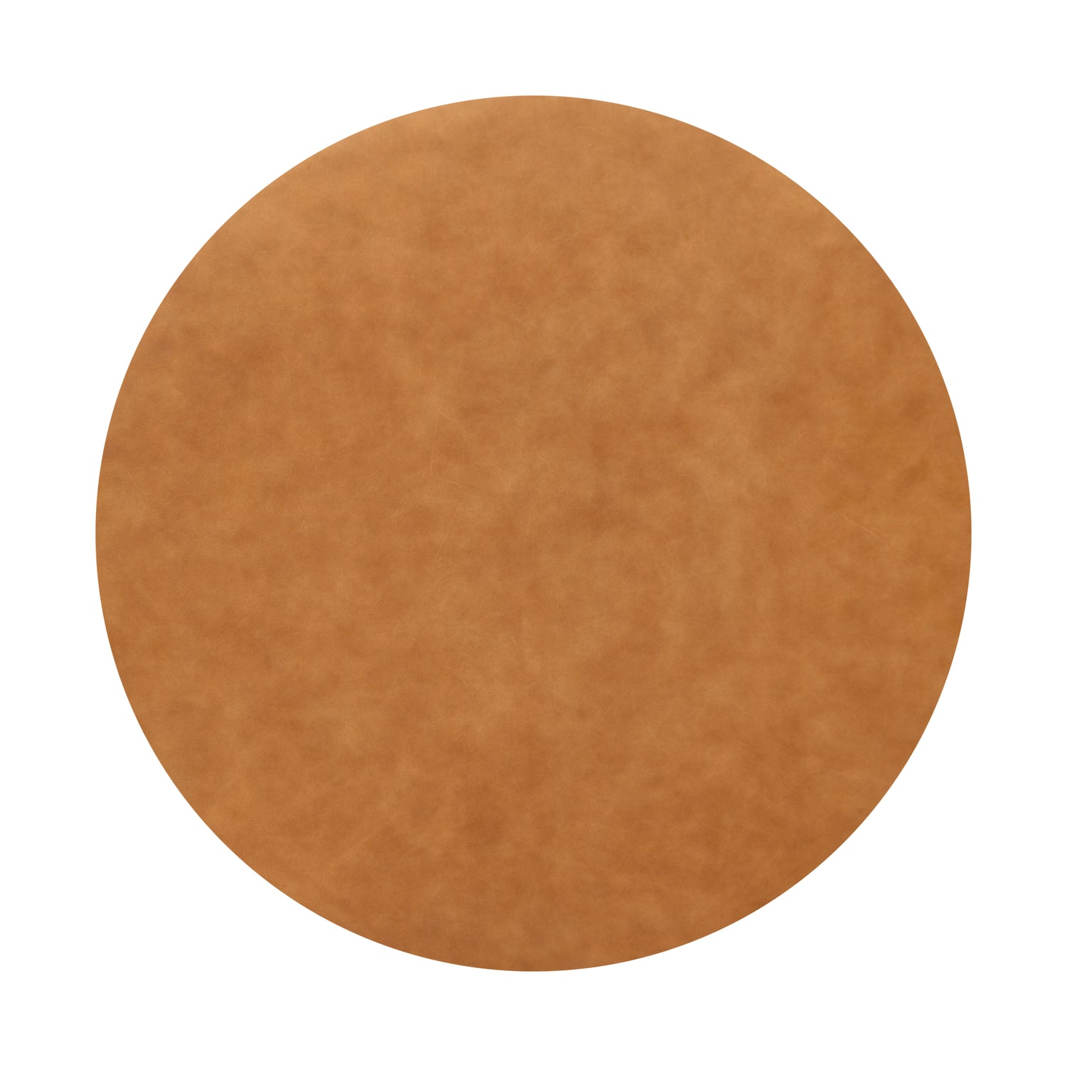 Herve Leather Storage Ottoman | Cognac Tan 