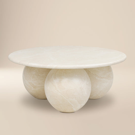 Marmo Coffee Table | Sandstone White