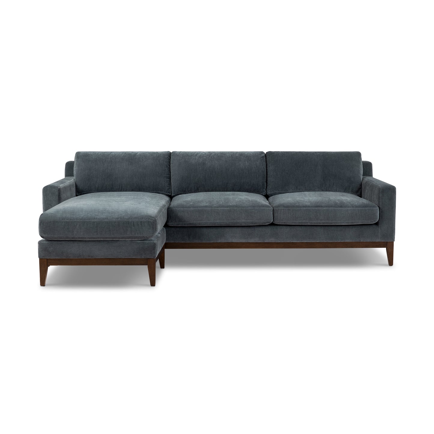 Zyon 105.5" Reversible Chaise Sectional | Boreal Blue