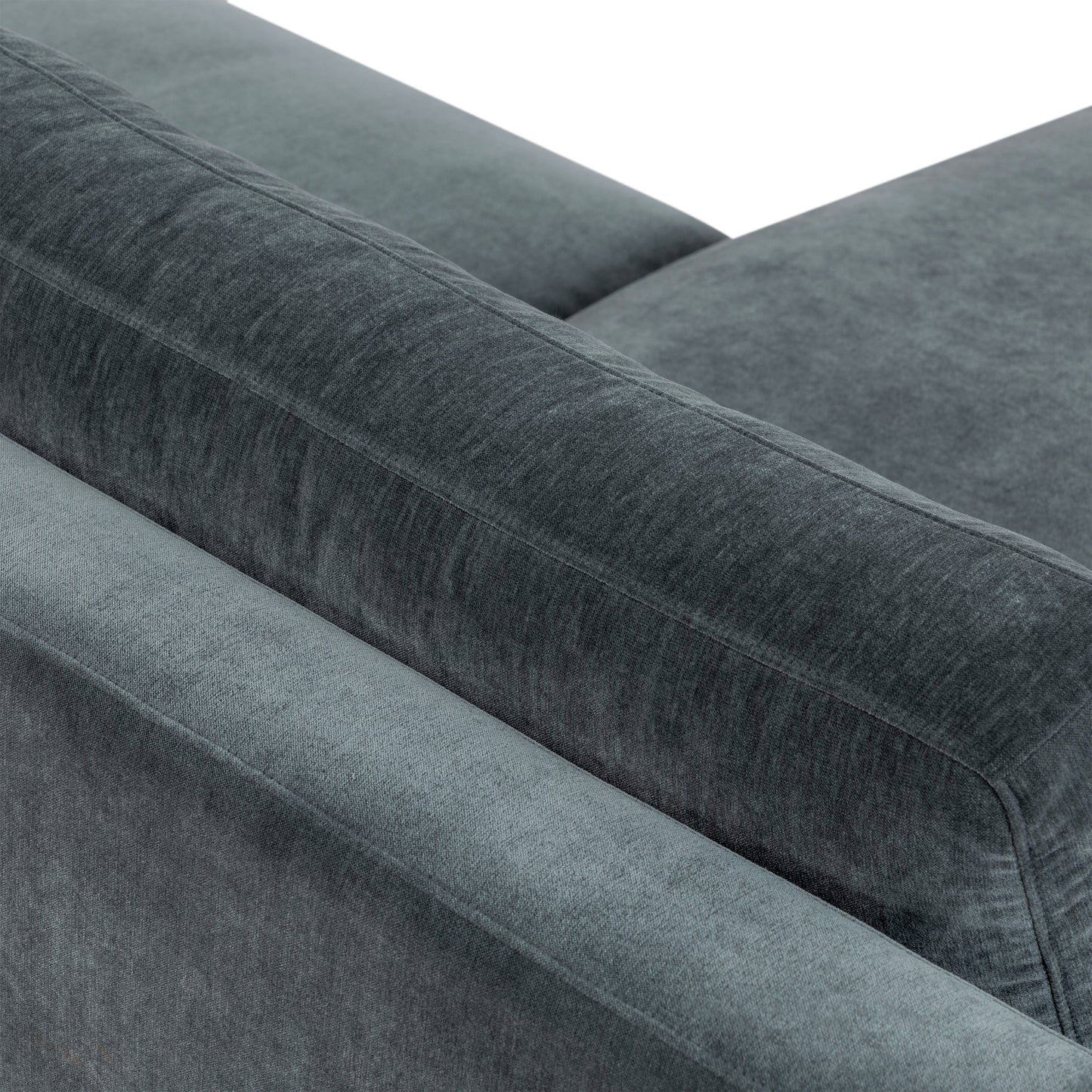 Zyon 105.5" Reversible Chaise Sectional | Boreal Blue