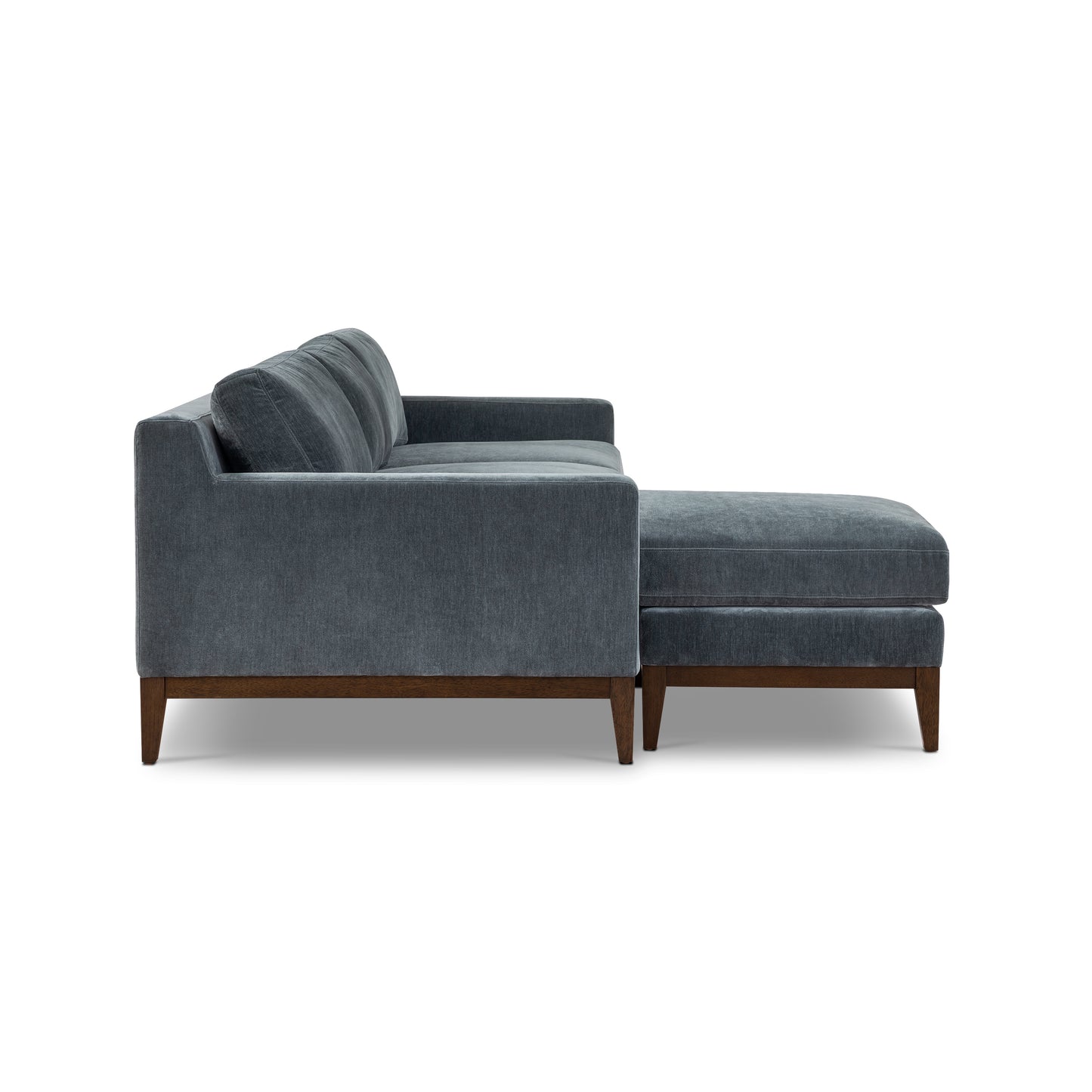 Zyon 105.5" Reversible Chaise Sectional | Boreal Blue