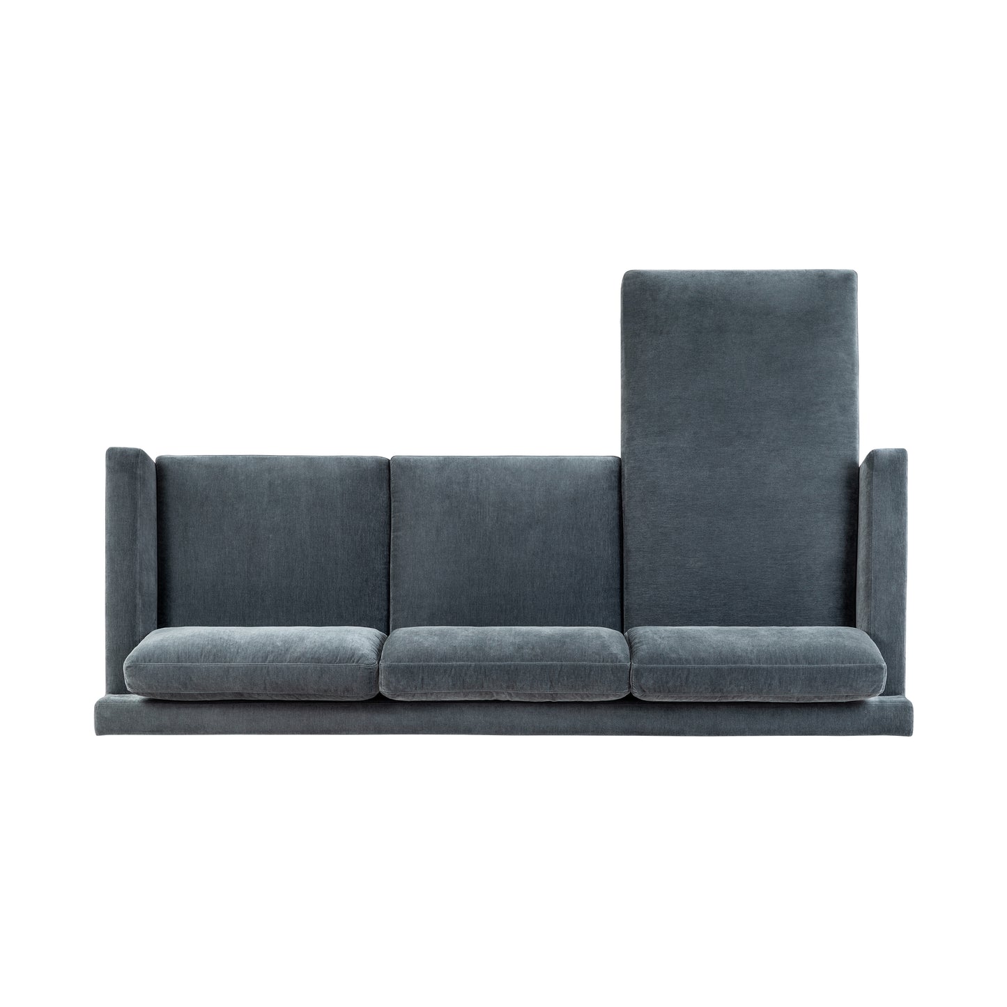 Zyon 105.5" Reversible Chaise Sectional | Boreal Blue