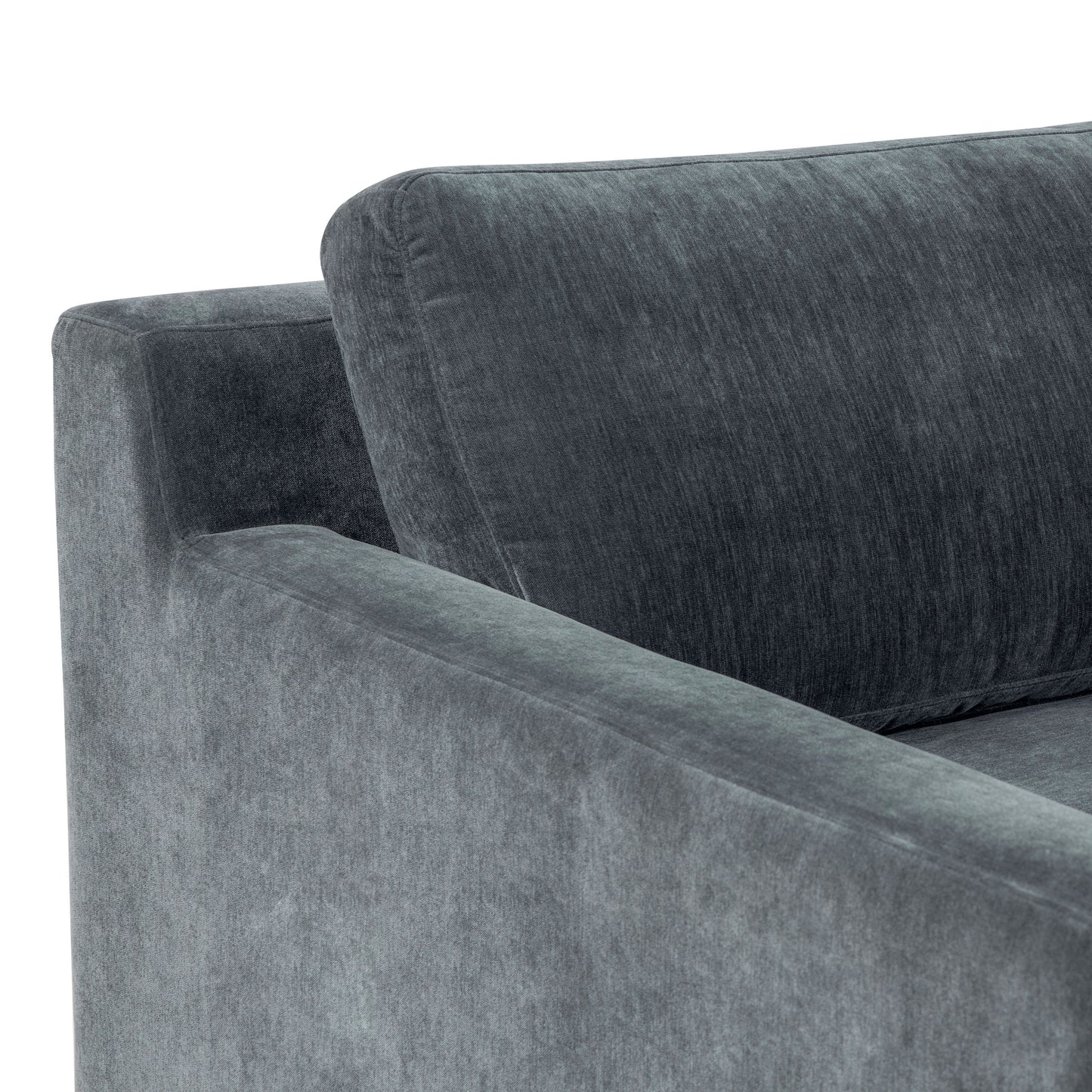 Zyon 105.5" Reversible Chaise Sectional | Boreal Blue