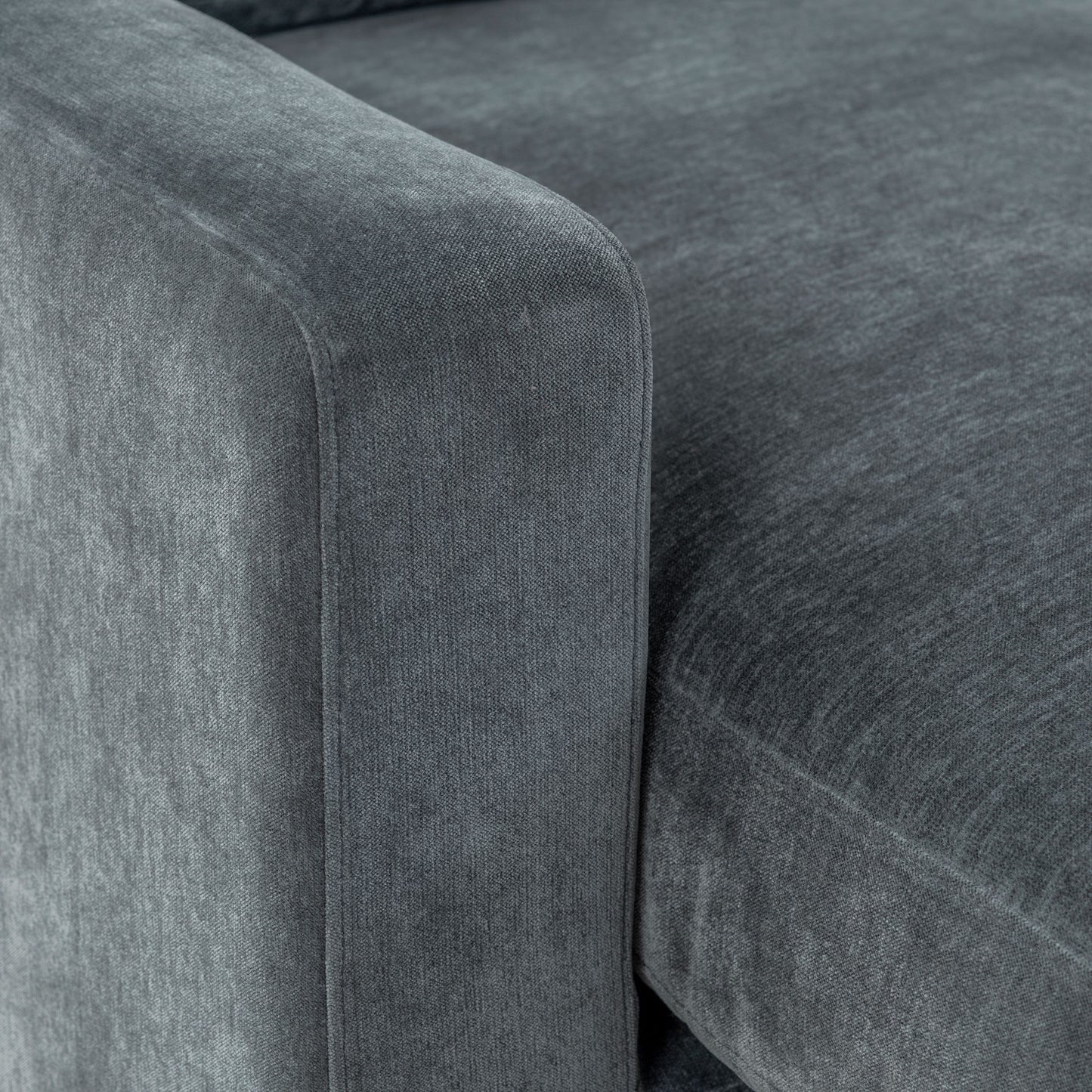 Zyon 105.5" Reversible Chaise Sectional | Boreal Blue