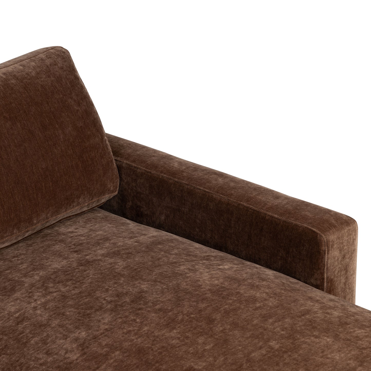 Zyon 105.5" Reversible Chaise Sectional | Bronzer Brown