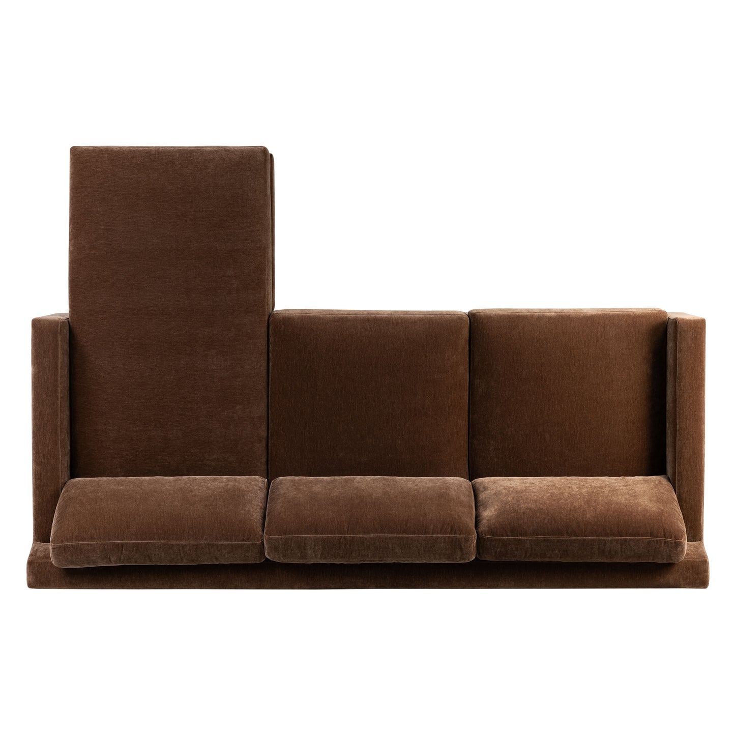 Zyon 105.5" Reversible Chaise Sectional | Bronzer Brown