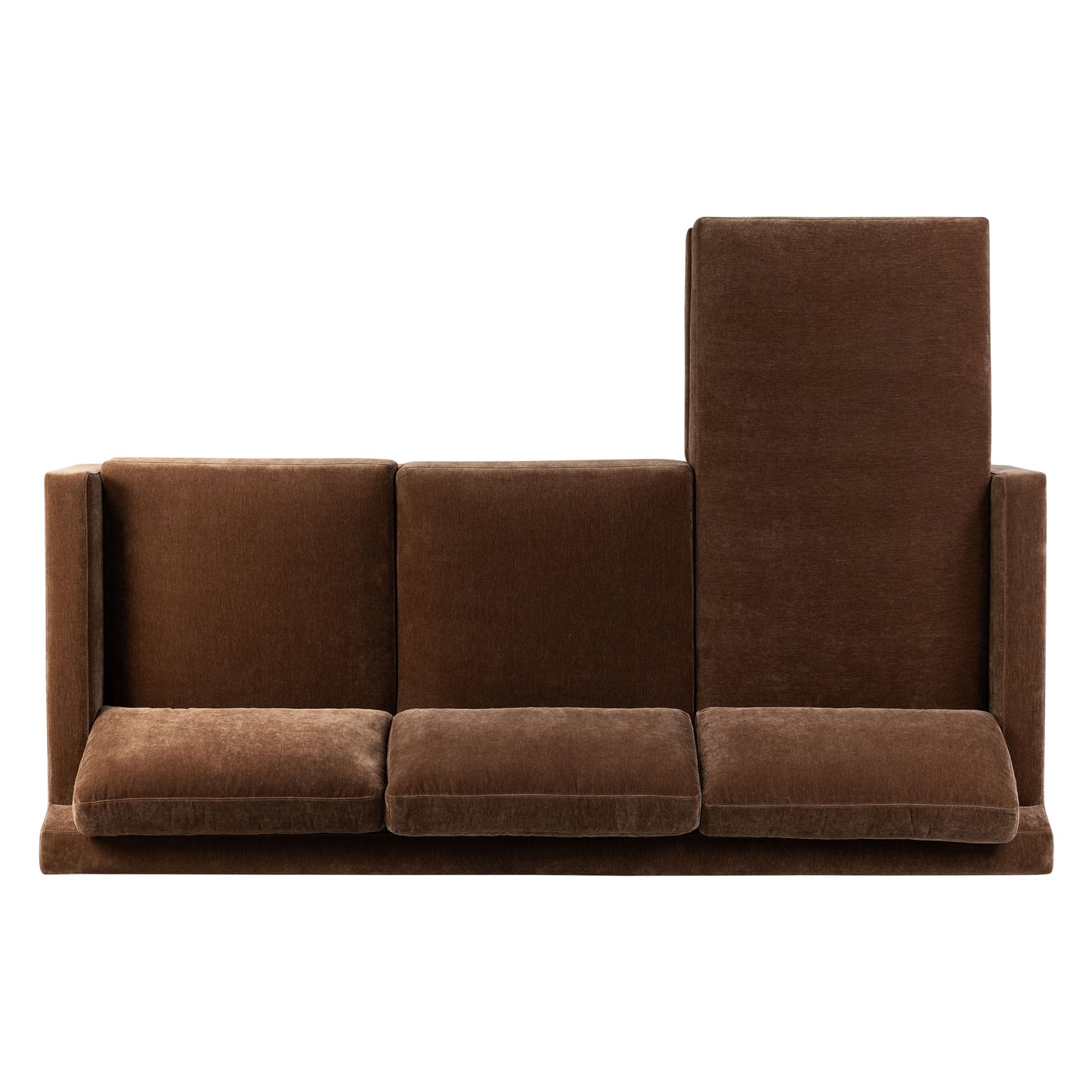 Zyon 105.5" Reversible Chaise Sectional | Bronzer Brown