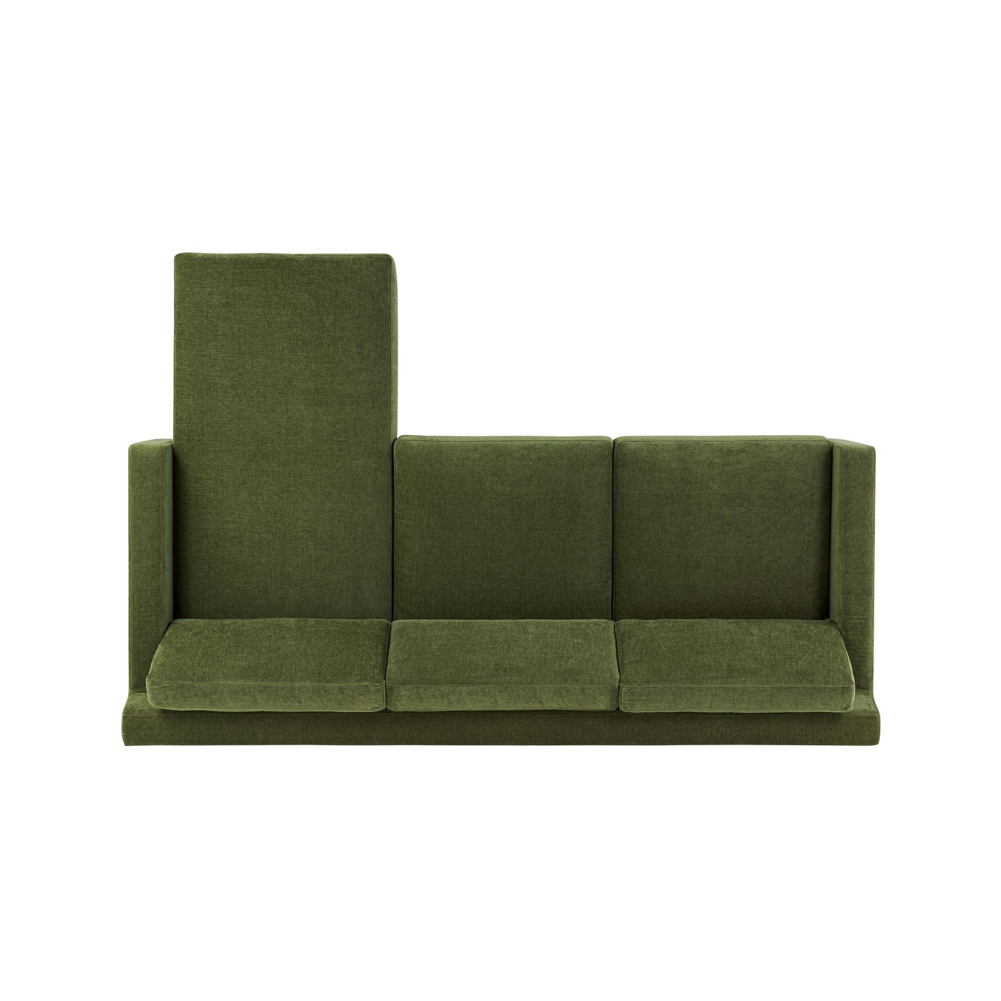 Zyon 105.5" Reversible Chaise Sectional | Distressed Green