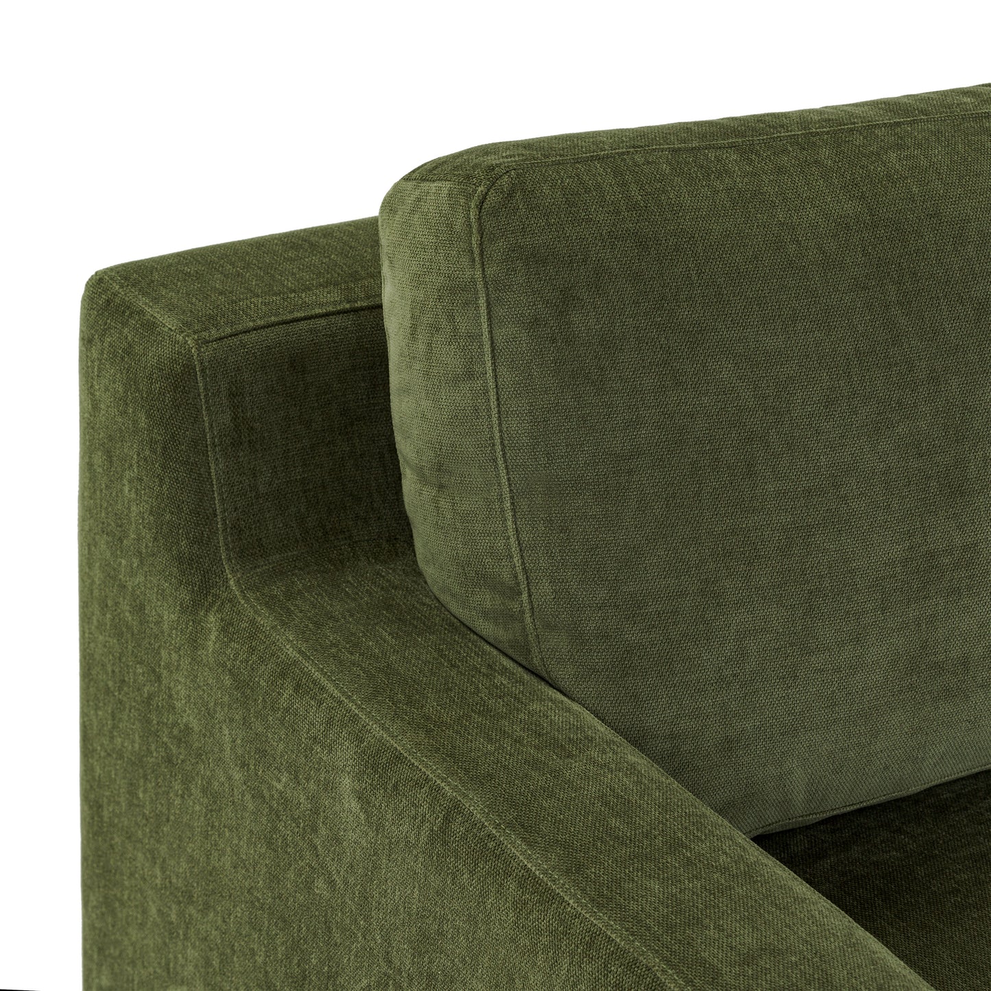 Zyon 105.5" Reversible Chaise Sectional | Distressed Green