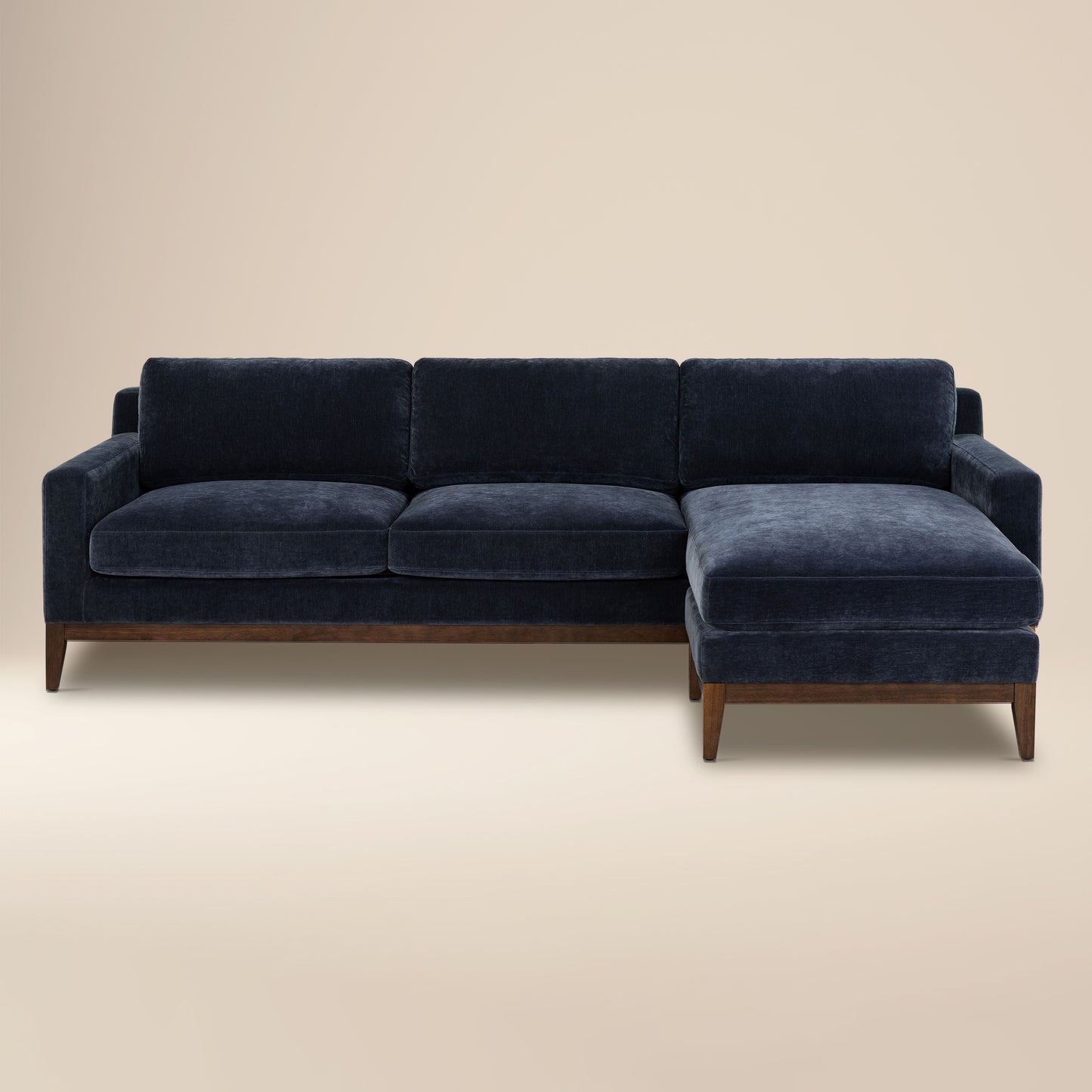 Zyon 105.5" Reversible Chaise Sectional | Mystic Blue