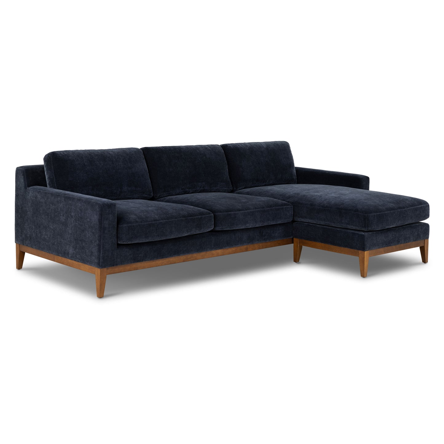Zyon 105.5" Reversible Chaise Sectional | Mystic Blue