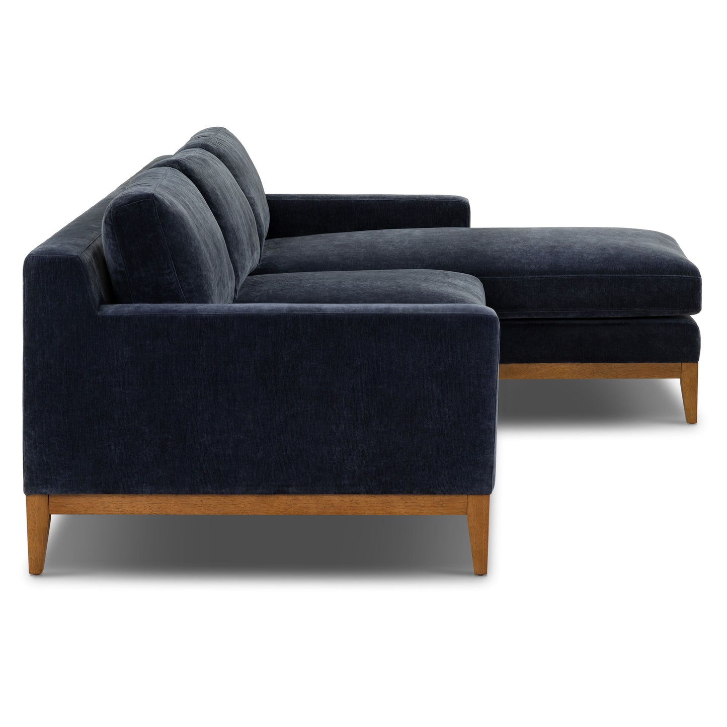 Zyon 105.5" Reversible Chaise Sectional | Mystic Blue