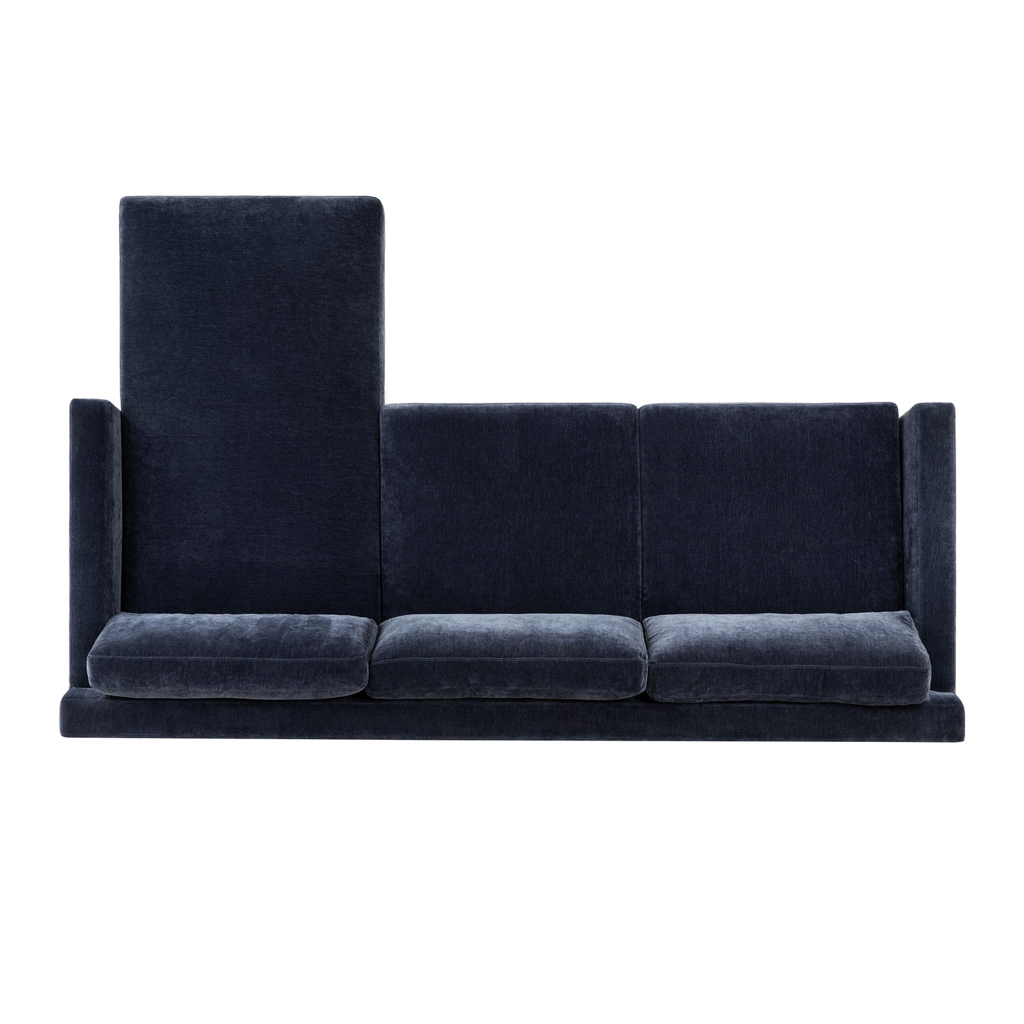 Zyon 105.5" Reversible Chaise Sectional | Mystic Blue