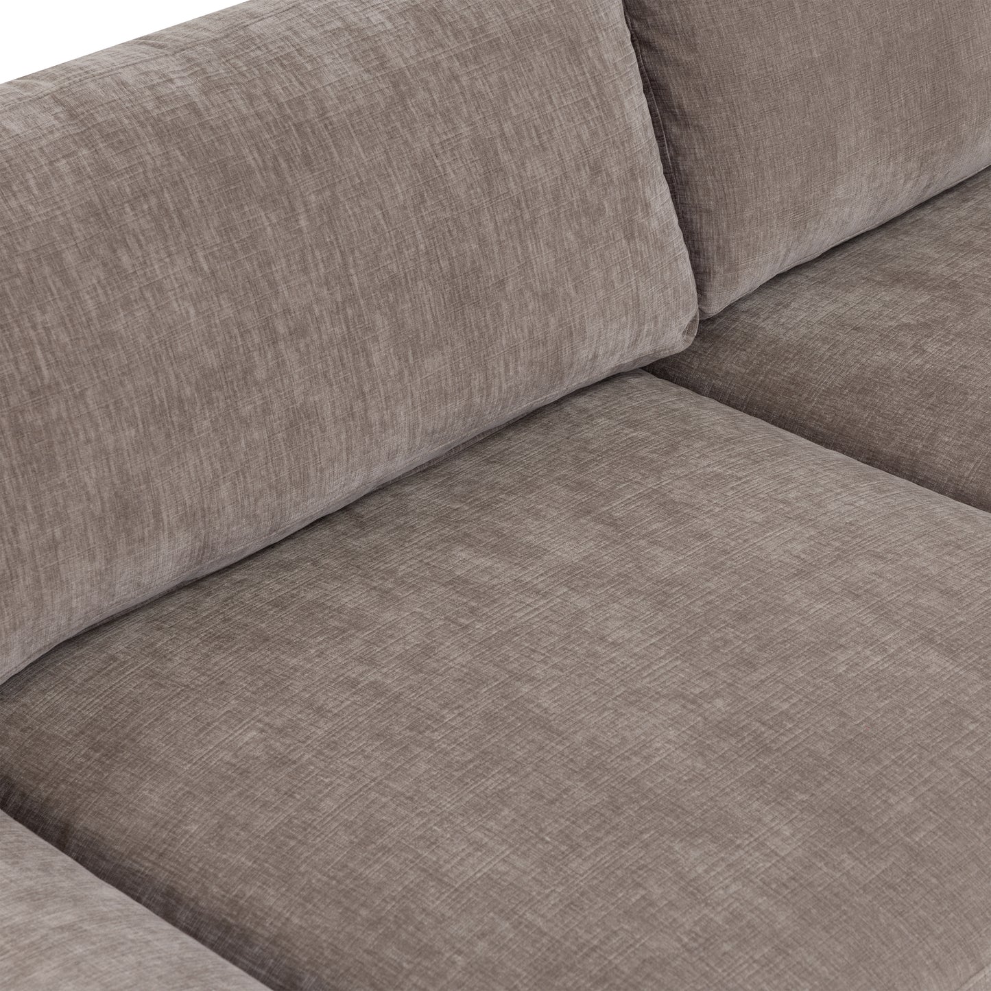 Zyon 105.5" Reversible Chaise Sectional | Taupe Brown
