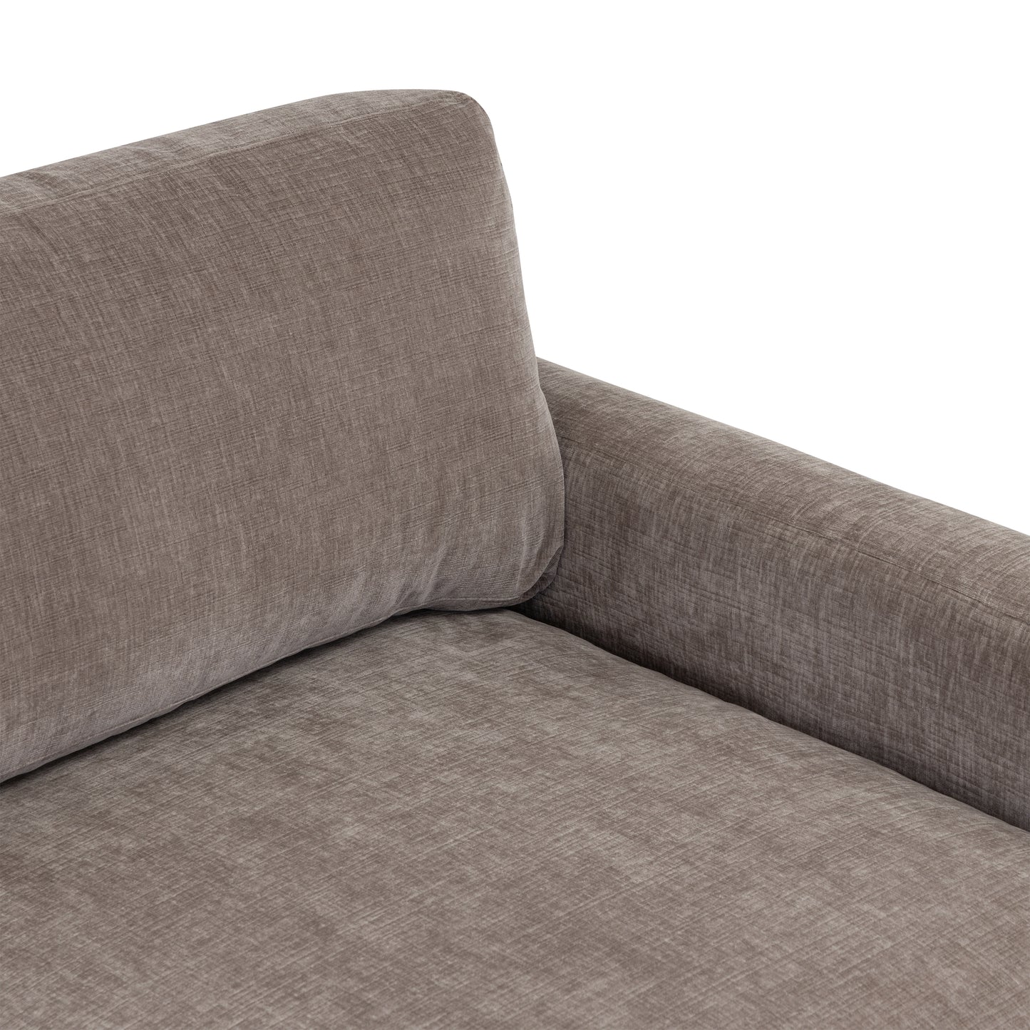 Zyon 105.5" Reversible Chaise Sectional | Taupe Brown