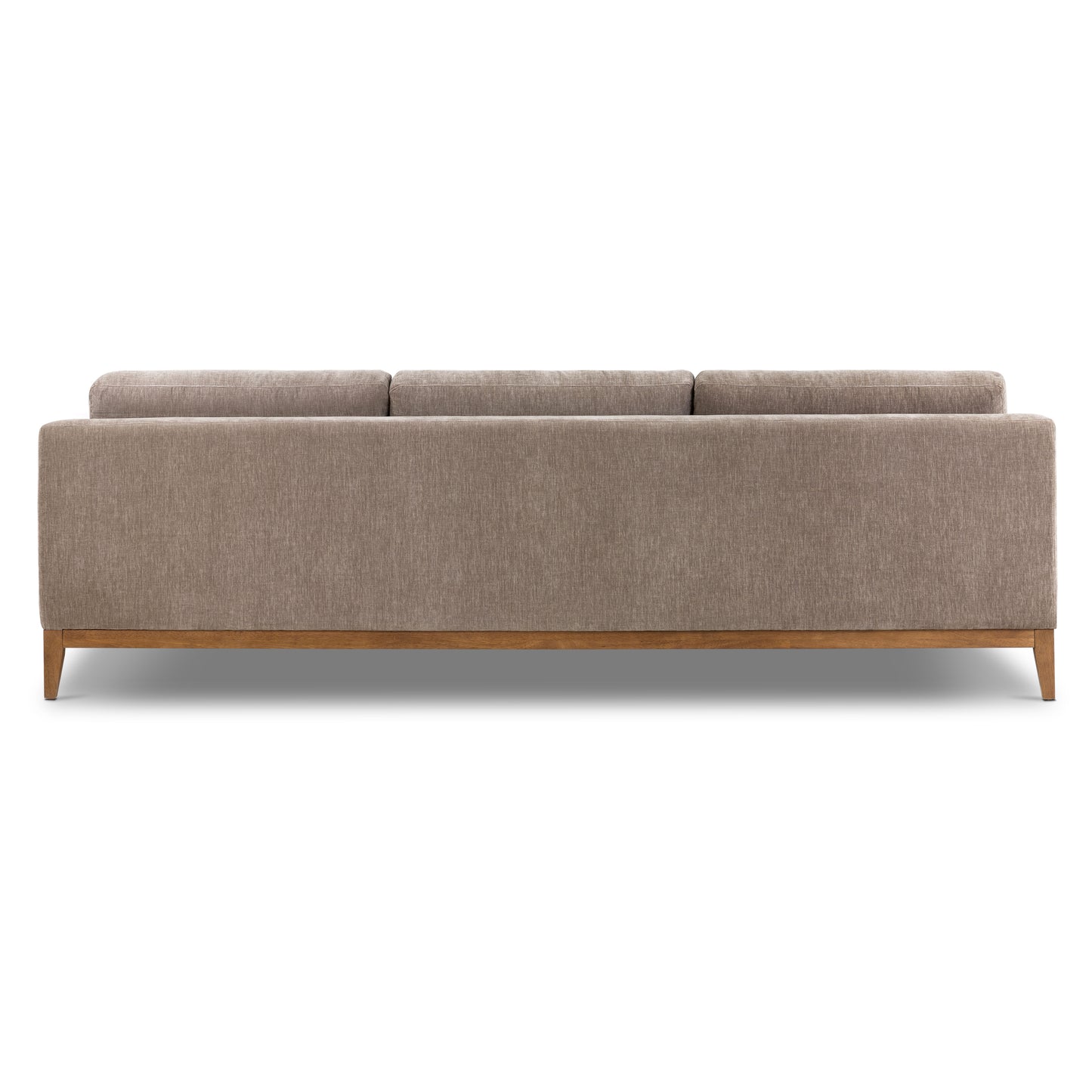 Zyon 105.5" Reversible Chaise Sectional | Taupe Brown