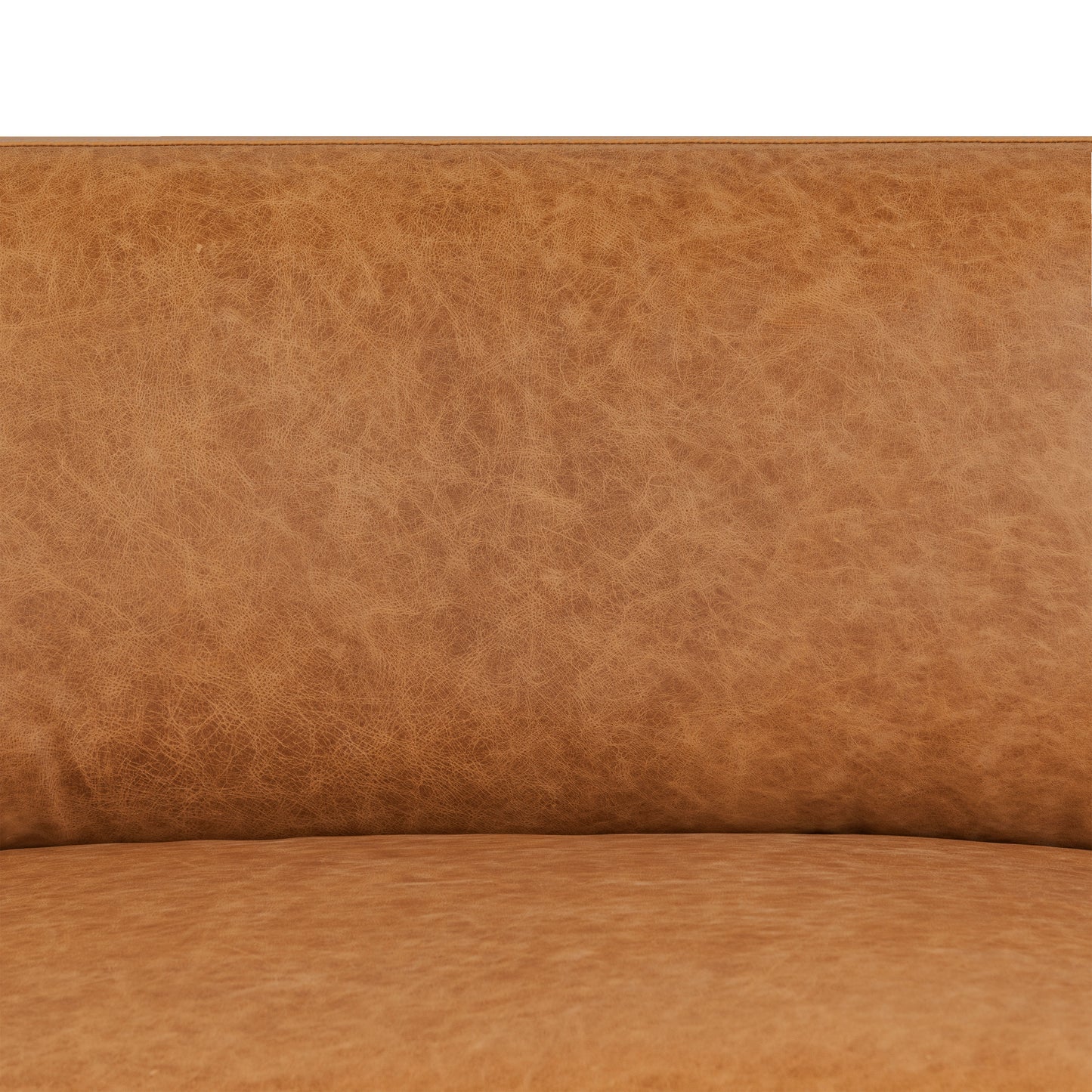 Zyon 116" Leather L-Shaped Corner Sectional Sofa | Antica Tan