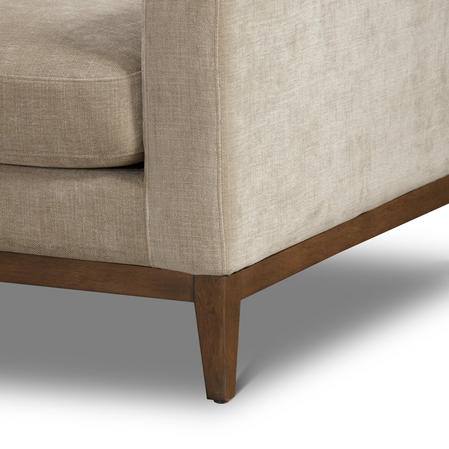 Zyon 116" Corner Sectional | Canvas Brown