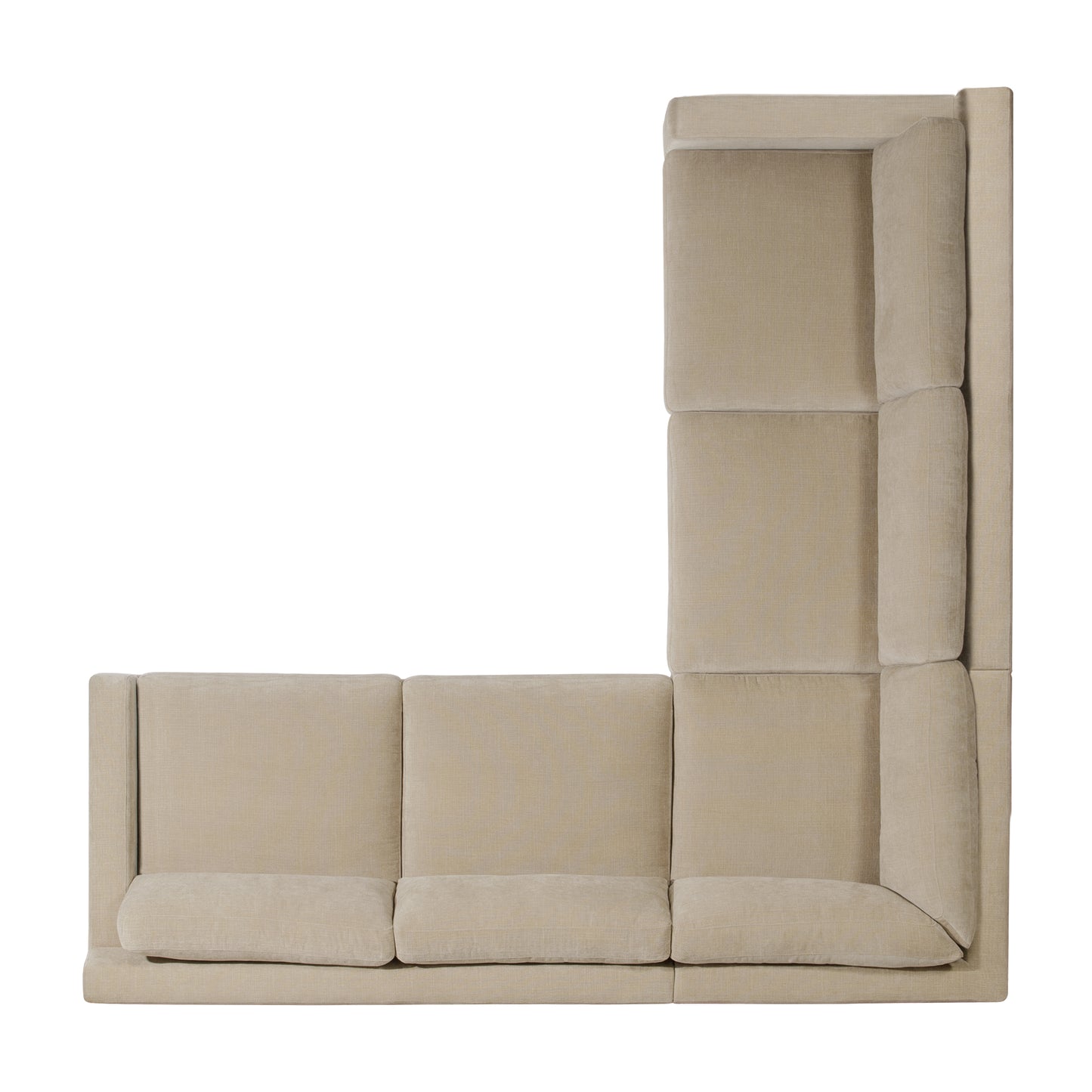 Zyon 116" Corner Sectional | Canvas Brown