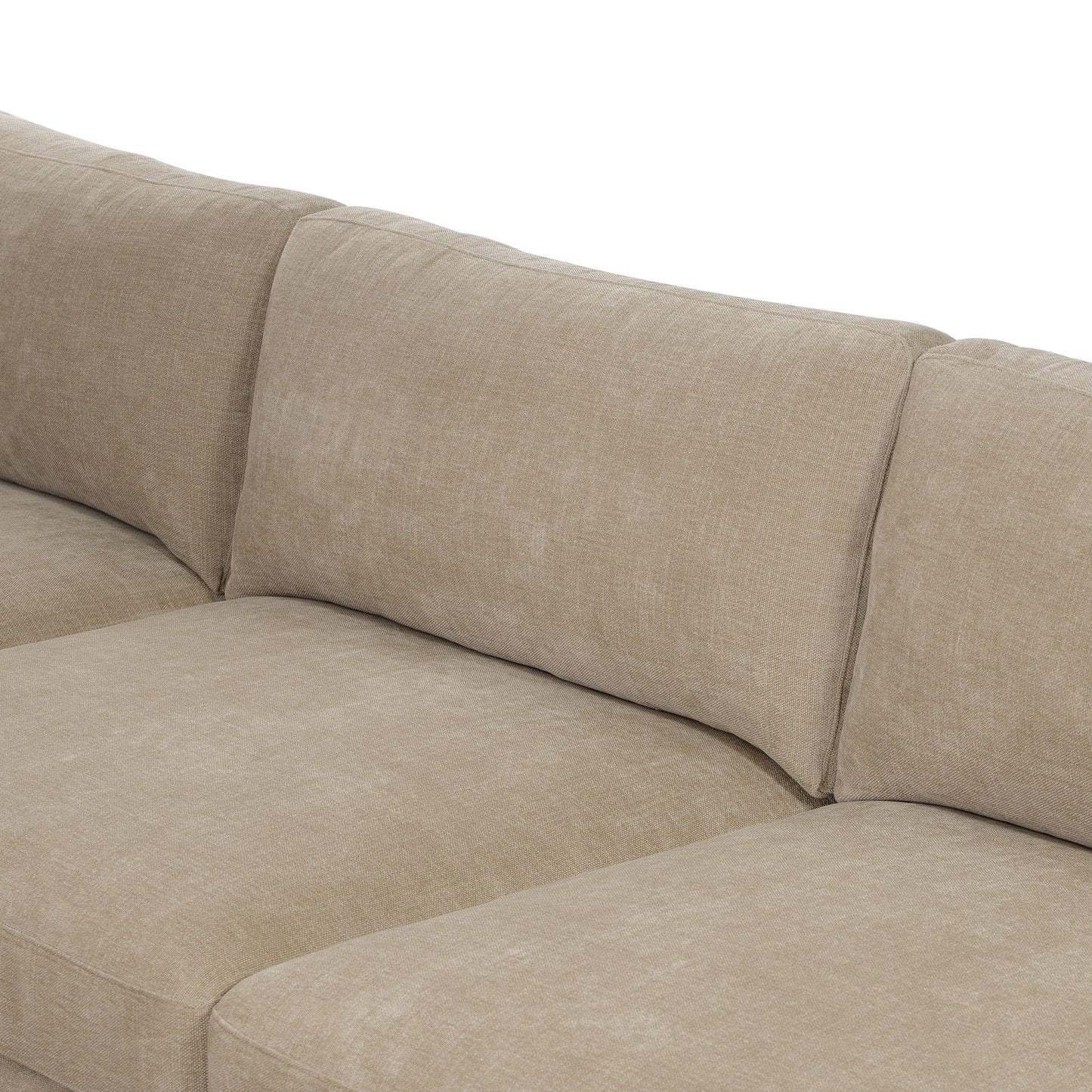 Zyon 116" Corner Sectional | Canvas Brown