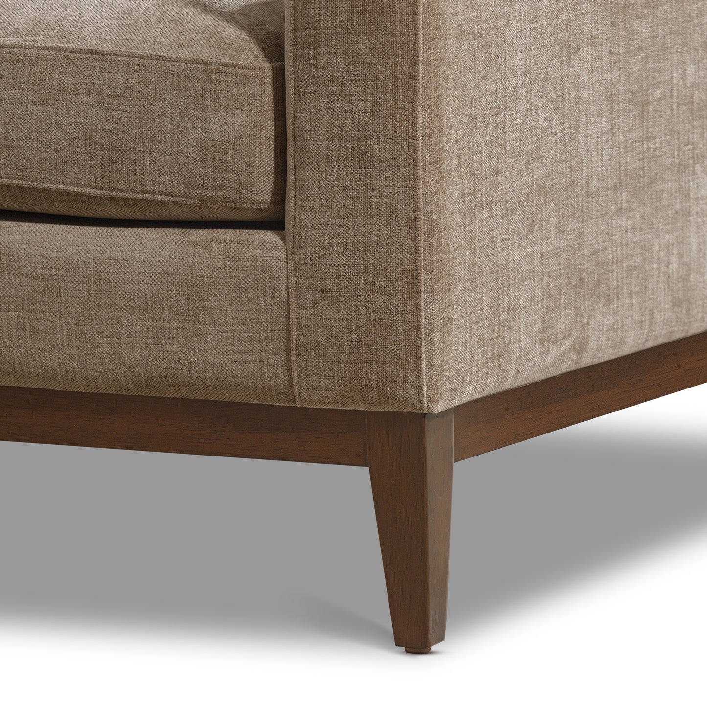 Zyon 116" Corner Sectional | Clove Brown