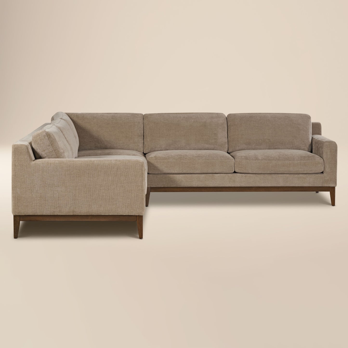 Zyon 116" Corner Sectional | Clove Brown