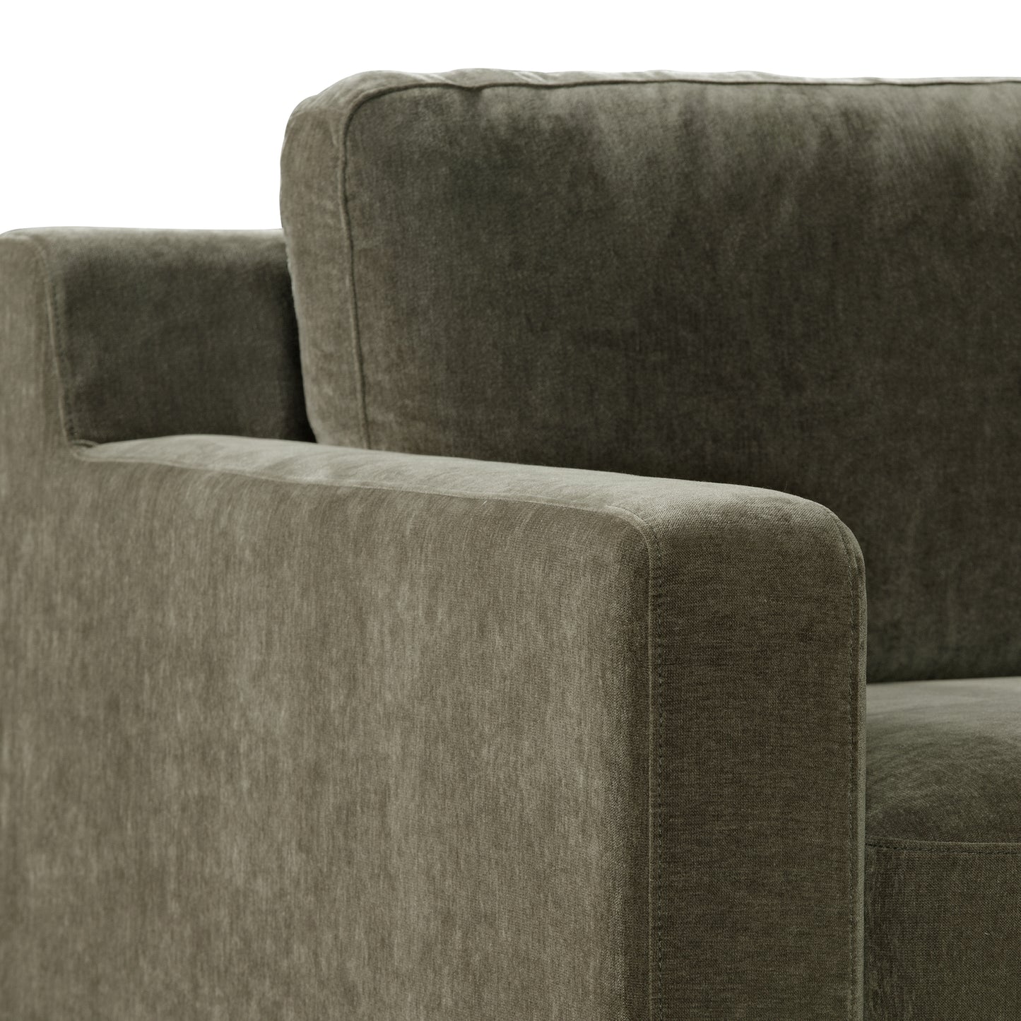 Zyon 116" Corner Sectional | Lume Green
