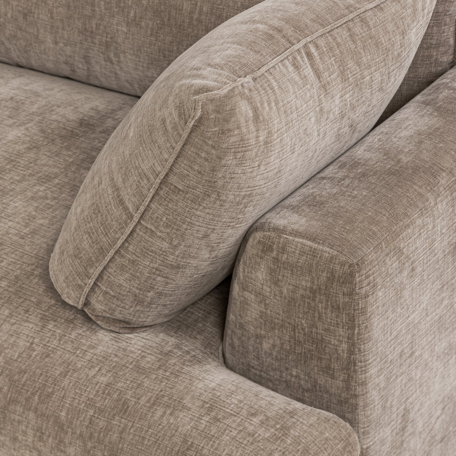 Milo Left-Facing Sectional with Storage | Taupe Brown 