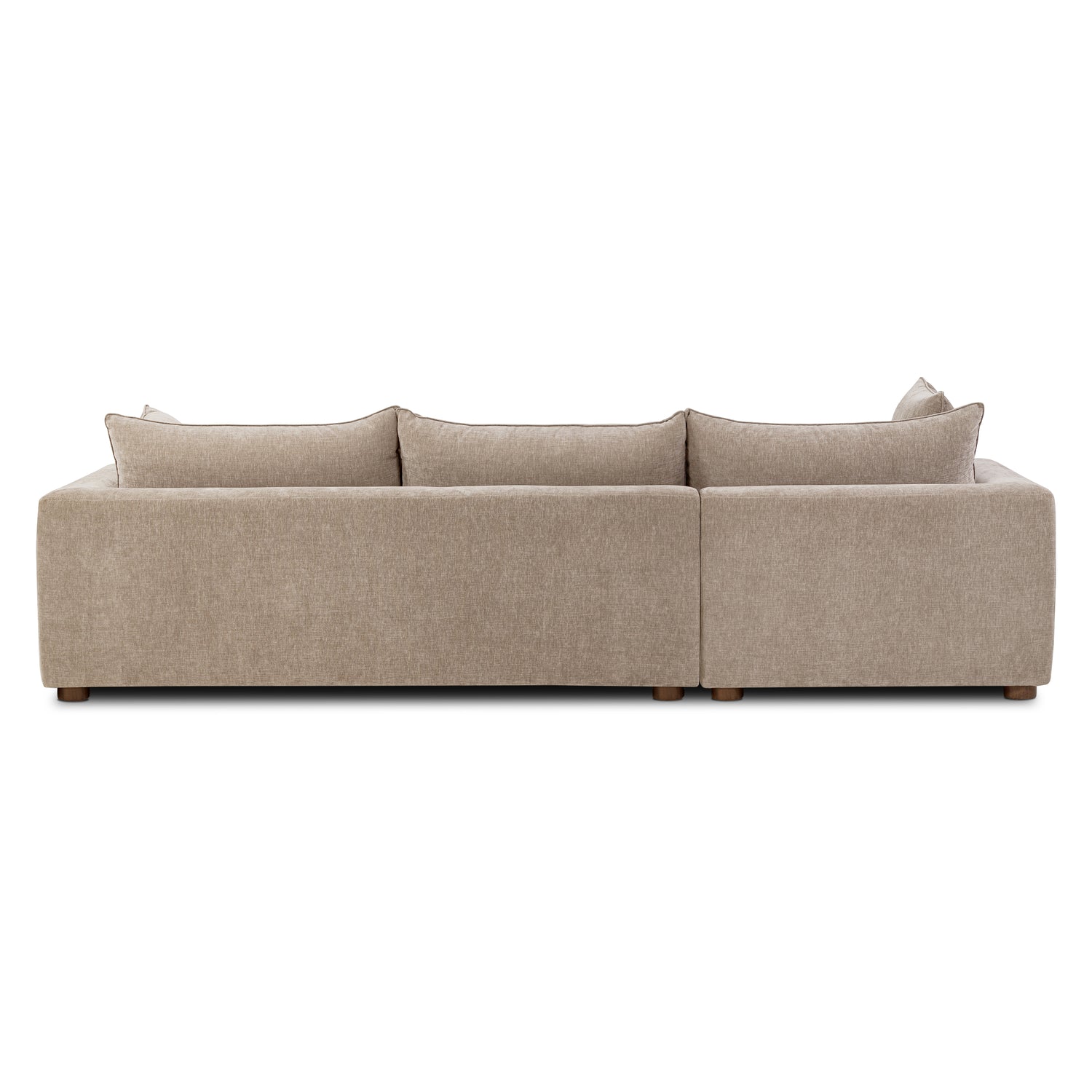 Milo Left-Facing Sectional with Storage | Taupe Brown 