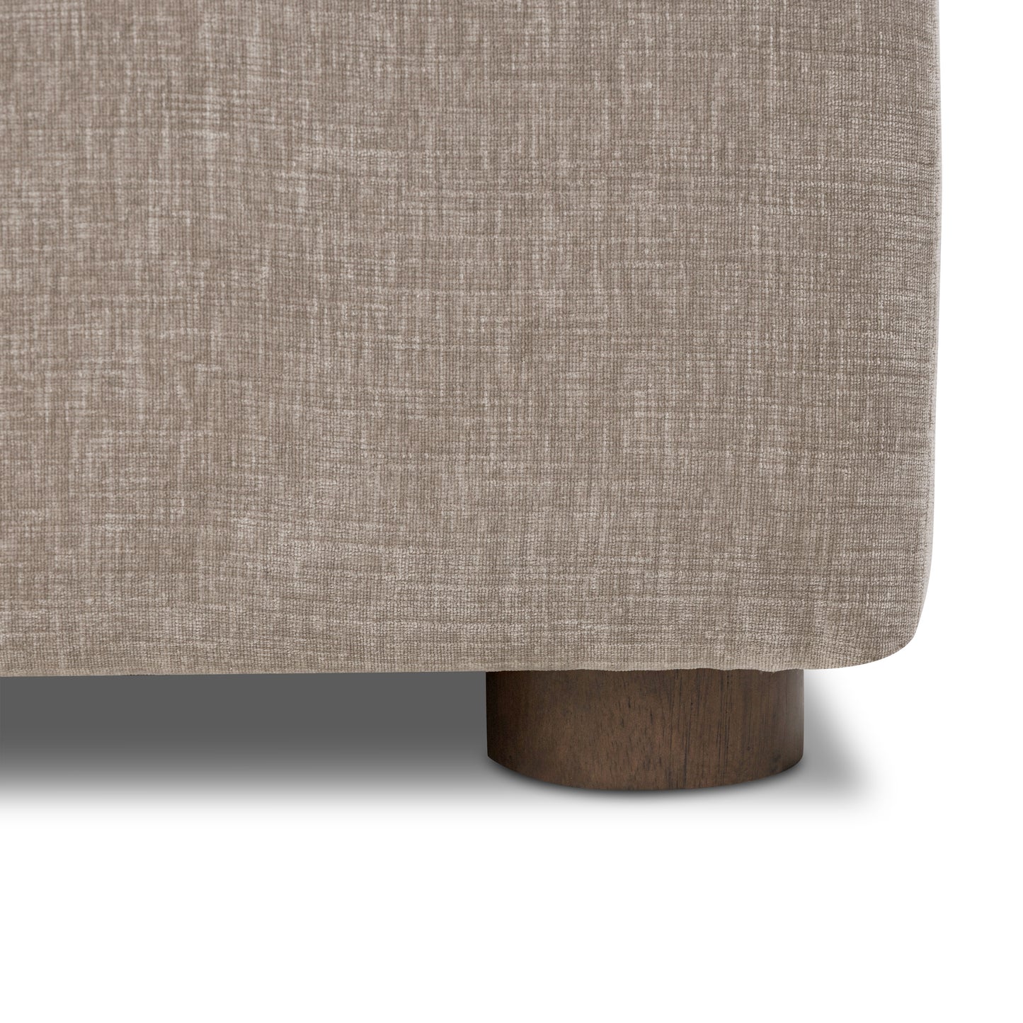 Milo Left-Facing Sectional with Storage | Taupe Brown