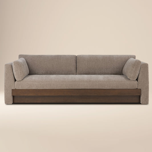 Geneva 99" Sofa | Taupe Brown