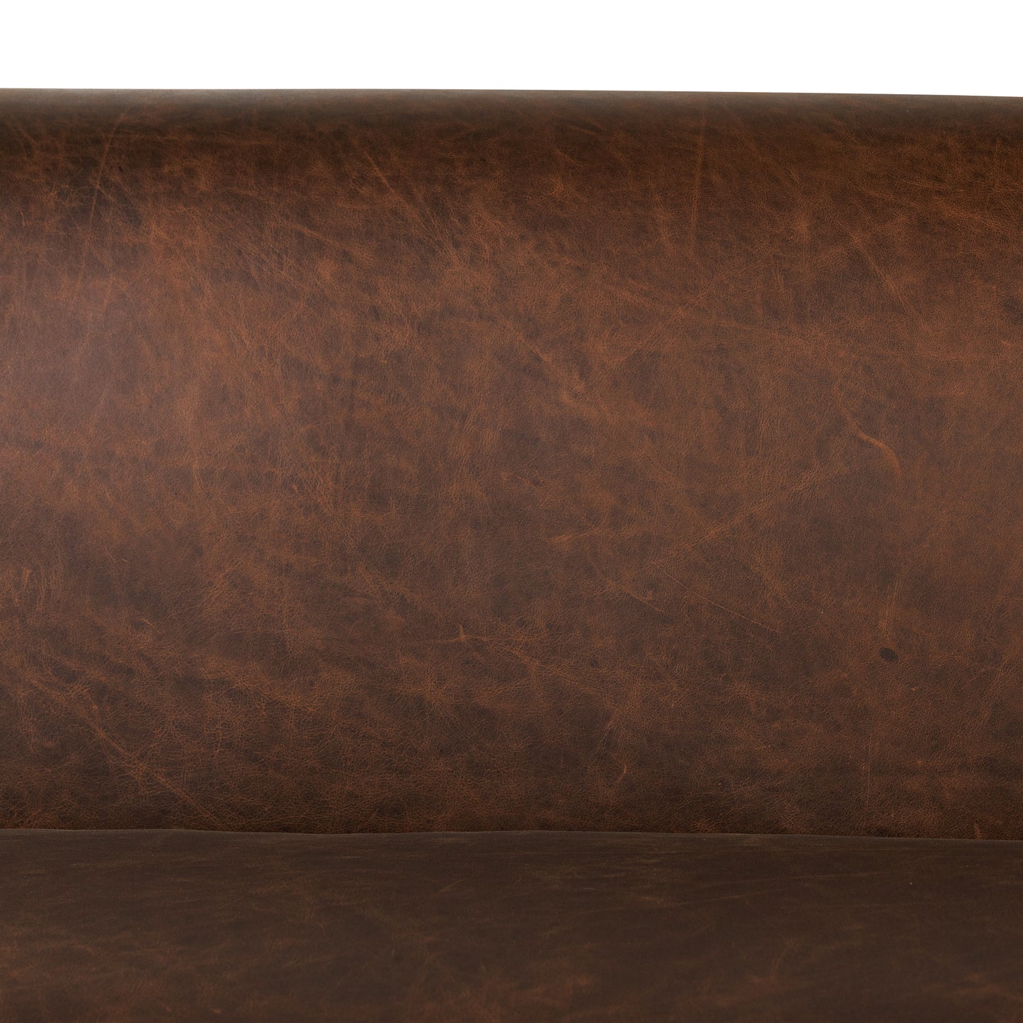 Brescia 92" Leather Sofa | Chocolate Brown