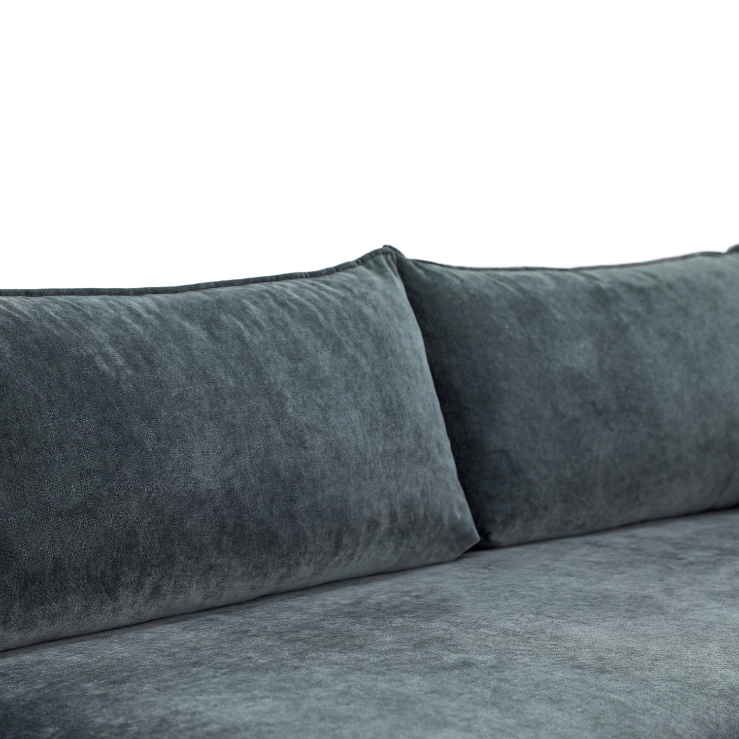 Milo Left-Facing Sleeper Sectional | Boreal Blue 