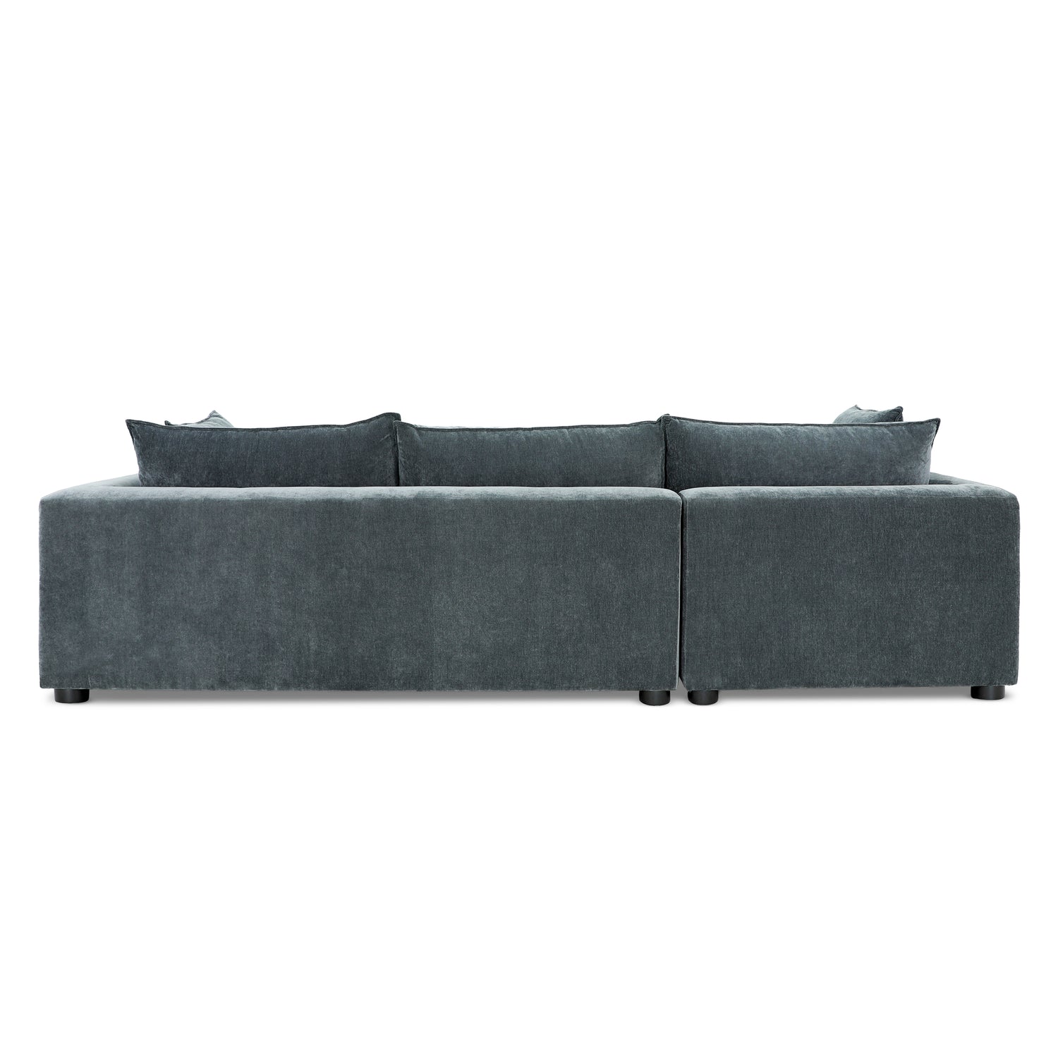 Milo Left-Facing Sleeper Sectional | Boreal Blue 