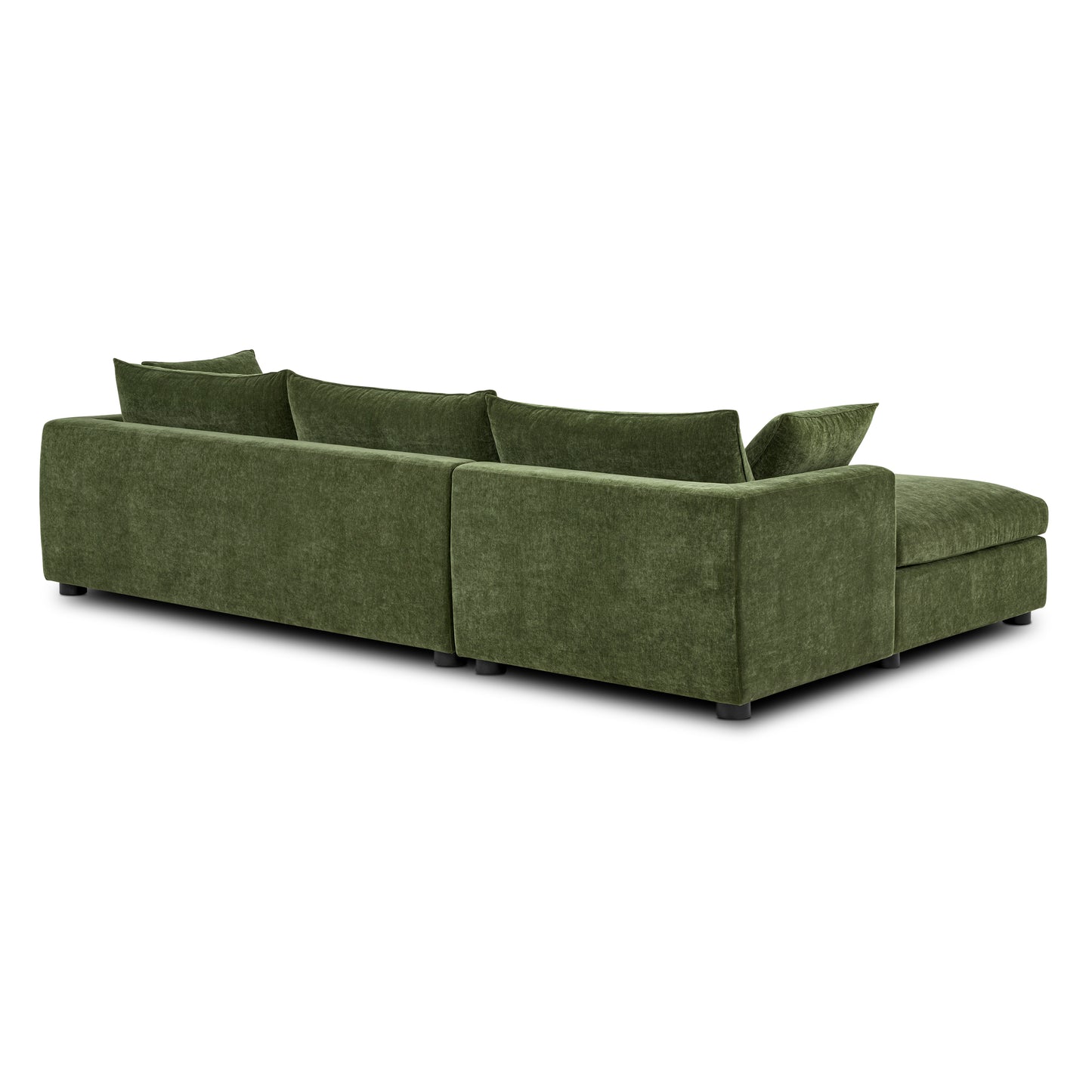Milo Left-Facing Sleeper Sectional | Sagano Green