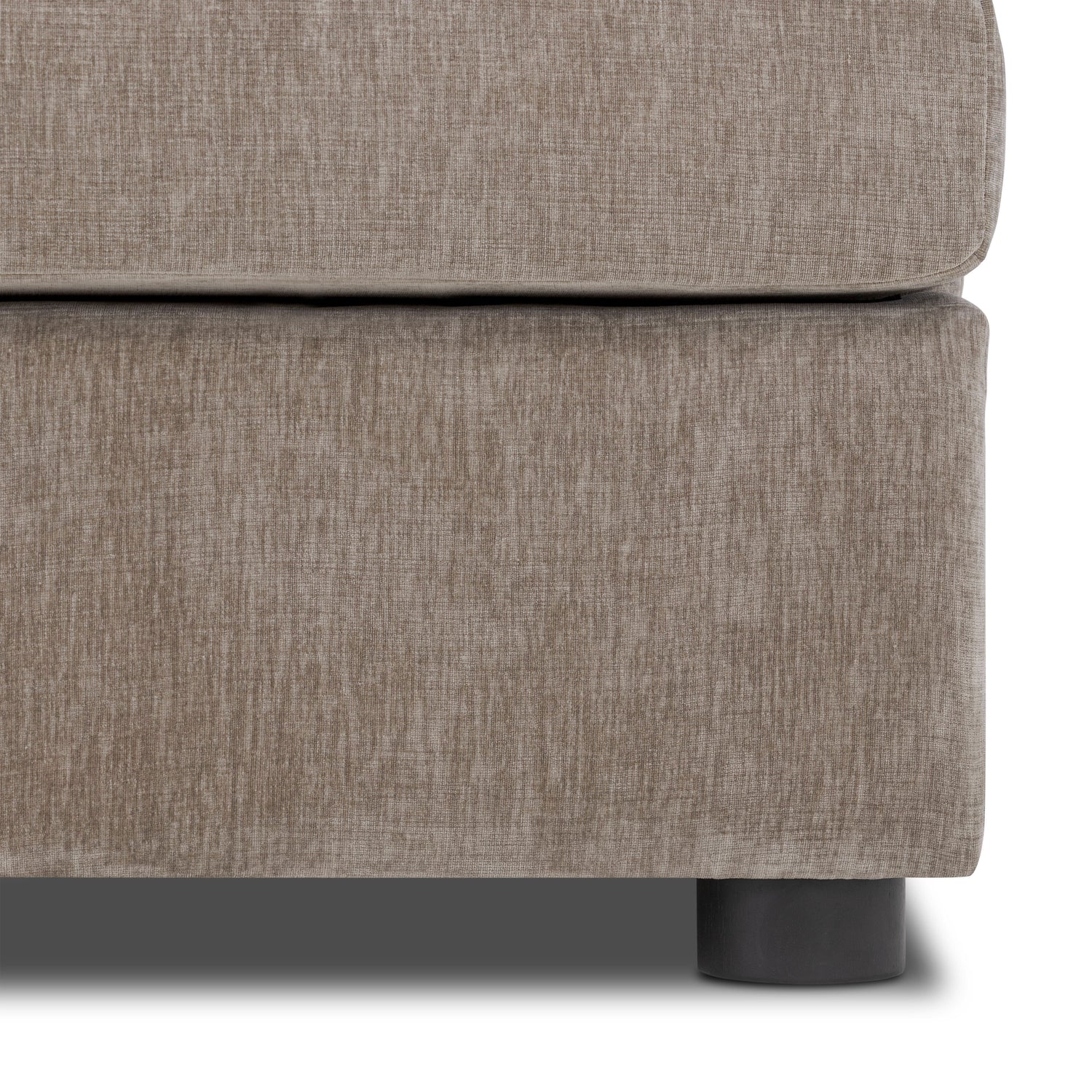 Milo Left-Facing Sleeper Sectional | Taupe Brown 