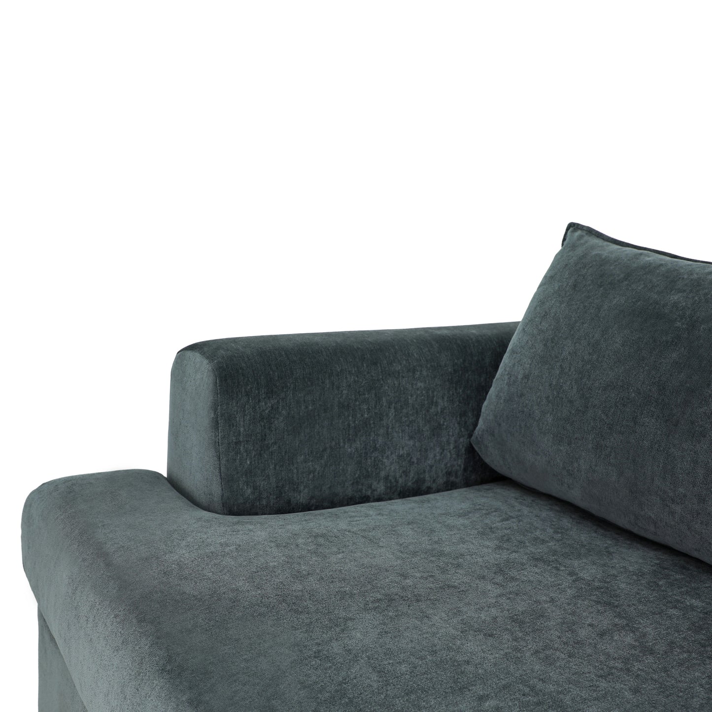 Milo Right-facing Sleeper Sectional | Boreal Blue