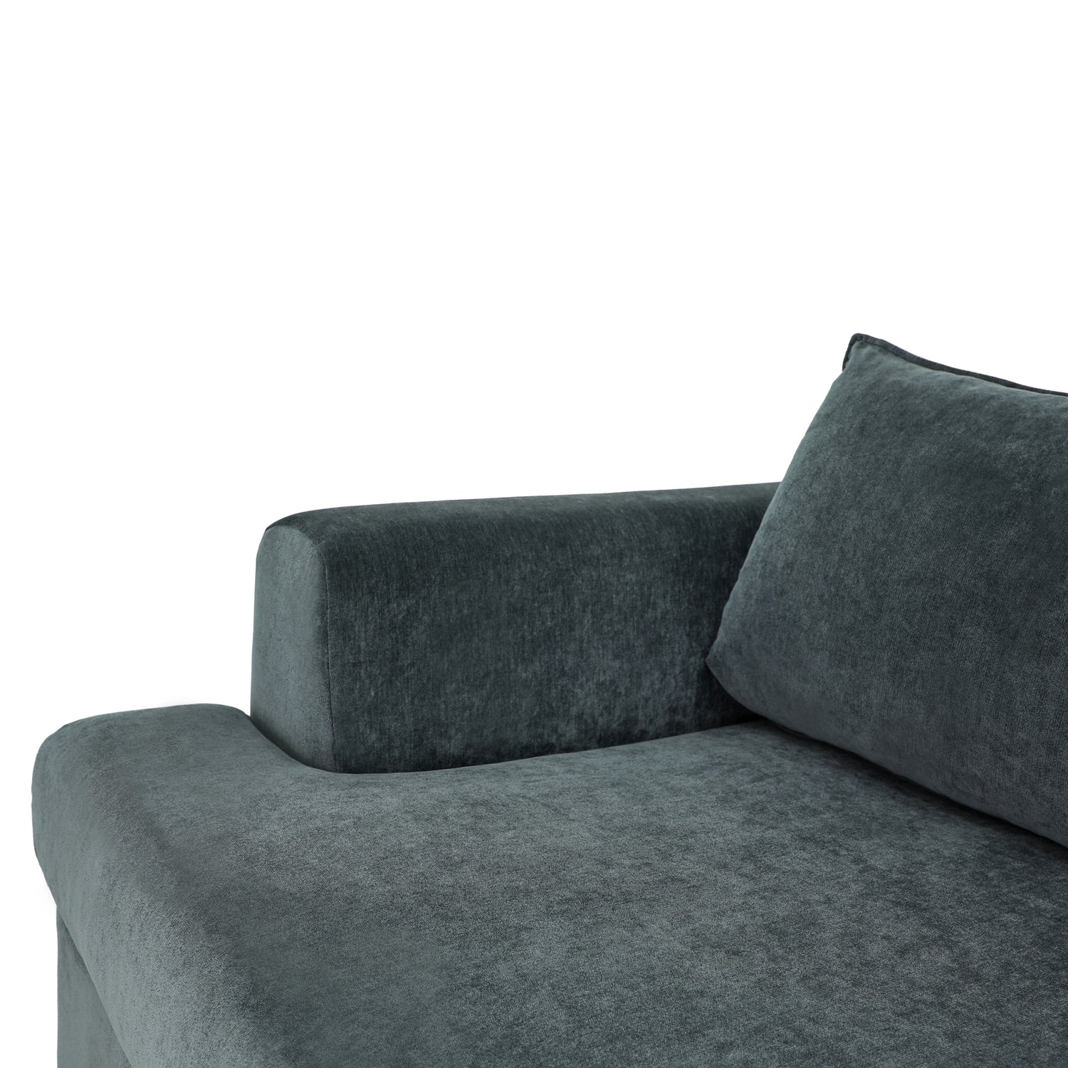 Milo Right-facing Sleeper Sectional | Boreal Blue 