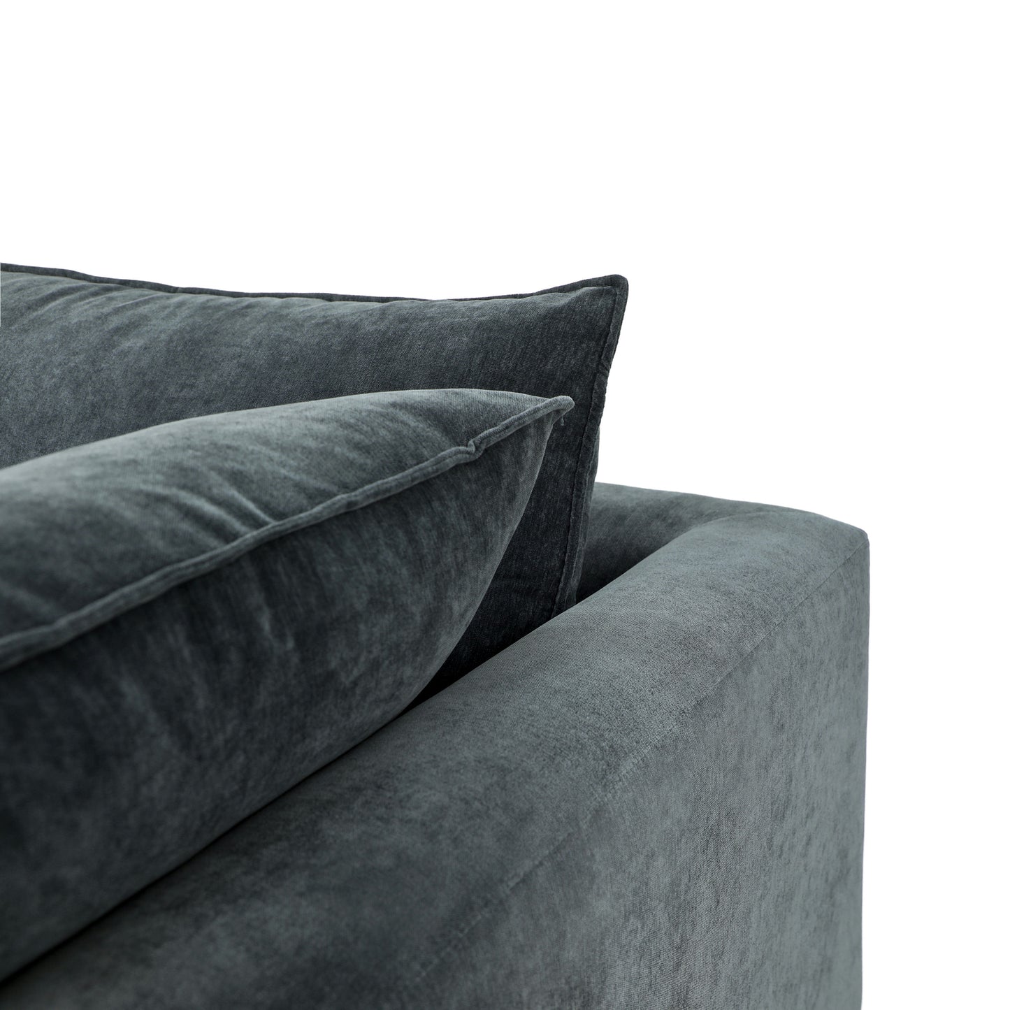 Milo Right-facing Sleeper Sectional | Boreal Blue