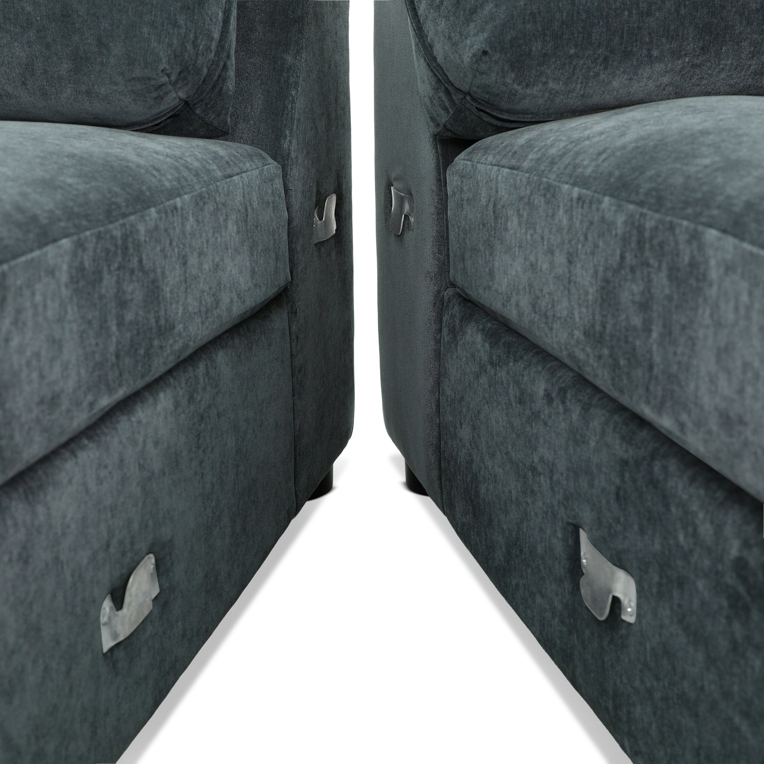 Milo Right-facing Sleeper Sectional | Boreal Blue 