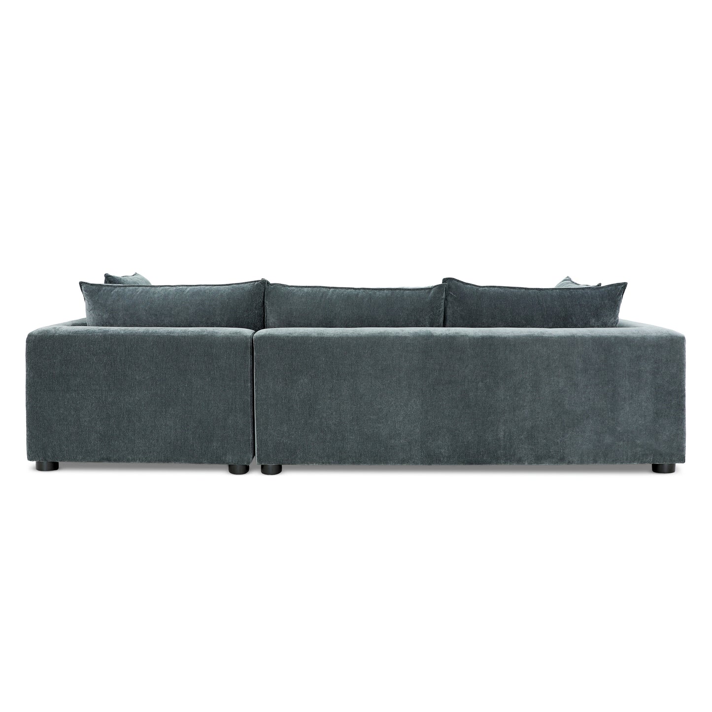 Milo Right-facing Sleeper Sectional | Boreal Blue