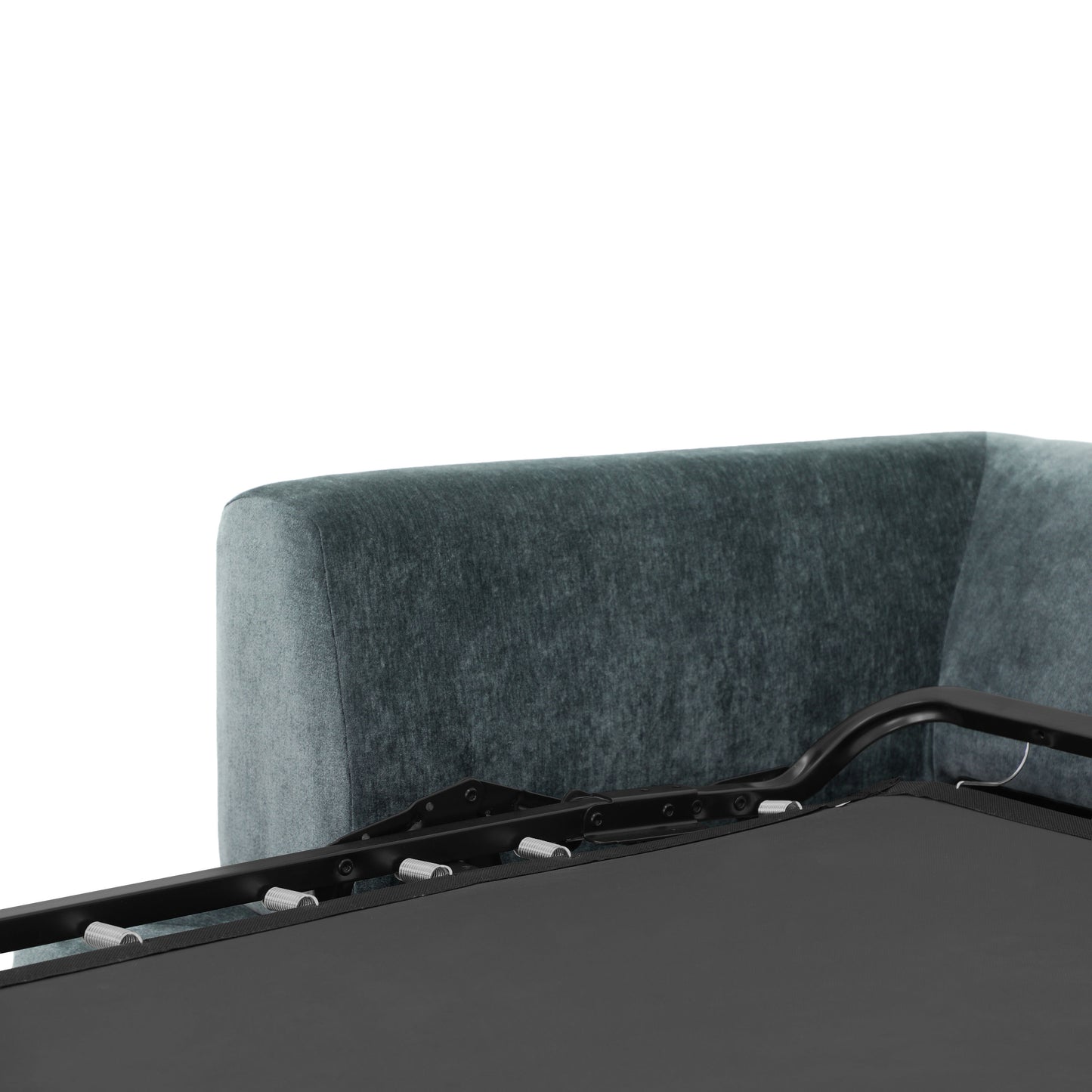 Milo Right-facing Sleeper Sectional | Boreal Blue