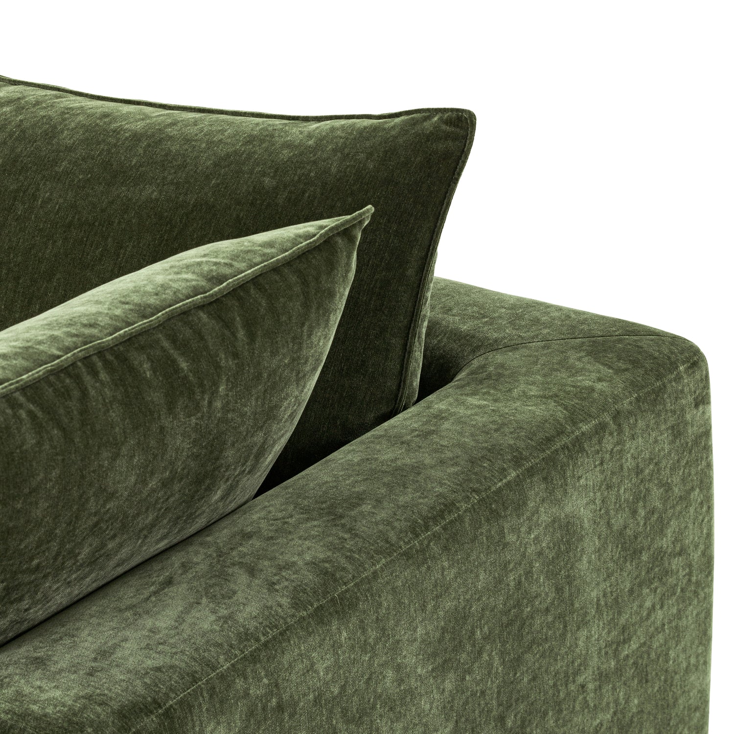 Milo Right-Facing Sleeper Sectional | Sagano Green 