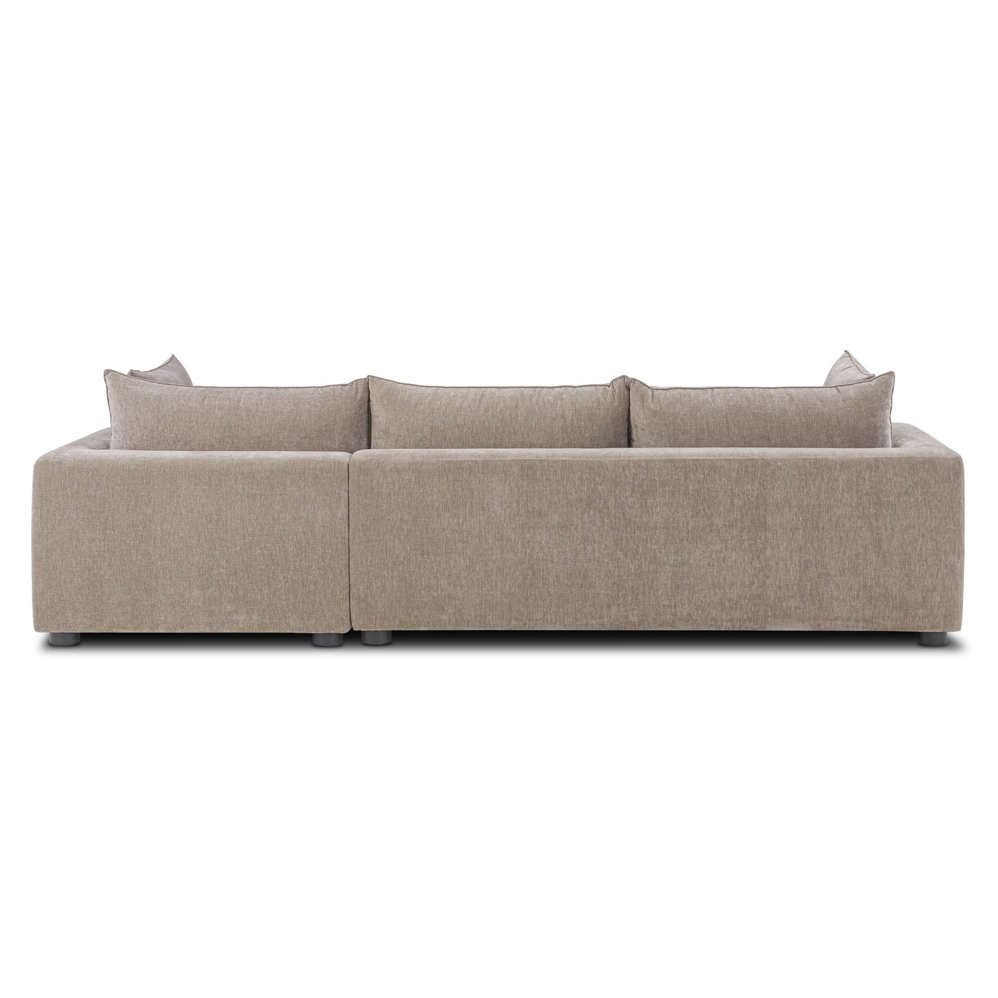 Milo Right-Facing Sleeper Sectional | Taupe Brown